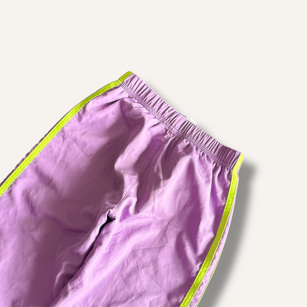 Adidas Fluro Green & Lilac Windbreaker Pants (6)