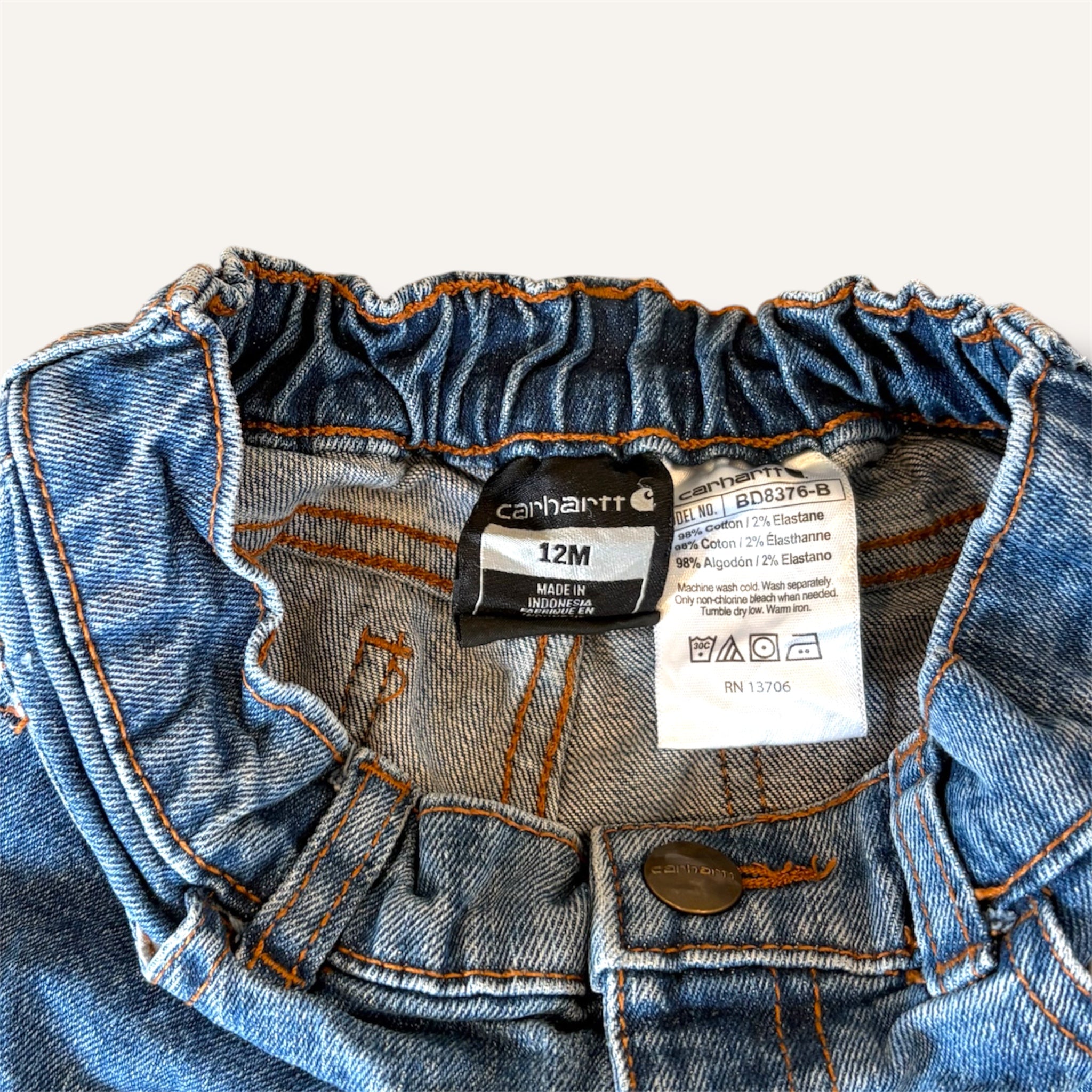 Carhartt Midwash Blue Jeans (6/12M)