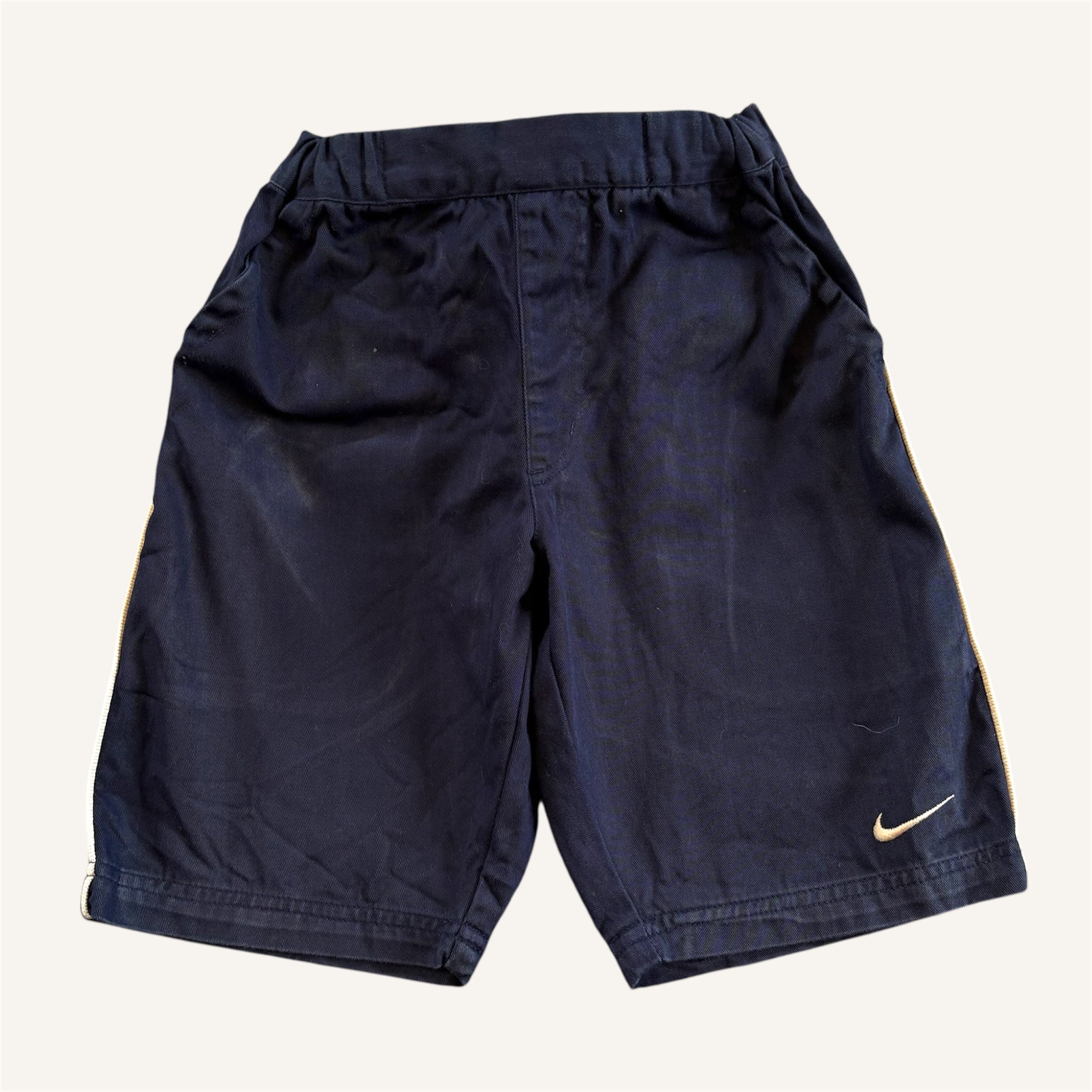 Nike Navy Canvas Style Y2K Shorts (2-3T)