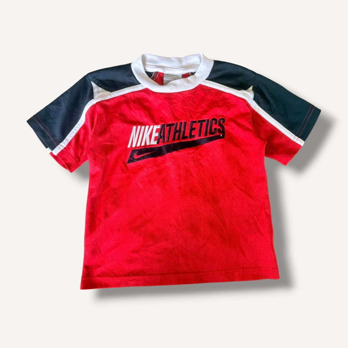 Y2K Nike Athletics Red & Black Jersey (3T)