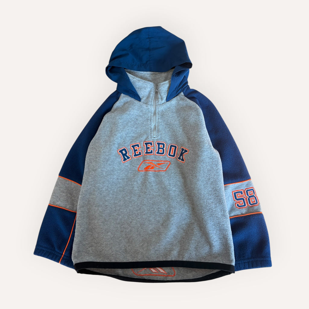 Vintage Reebok Navy and Grey Fleece (5/6)