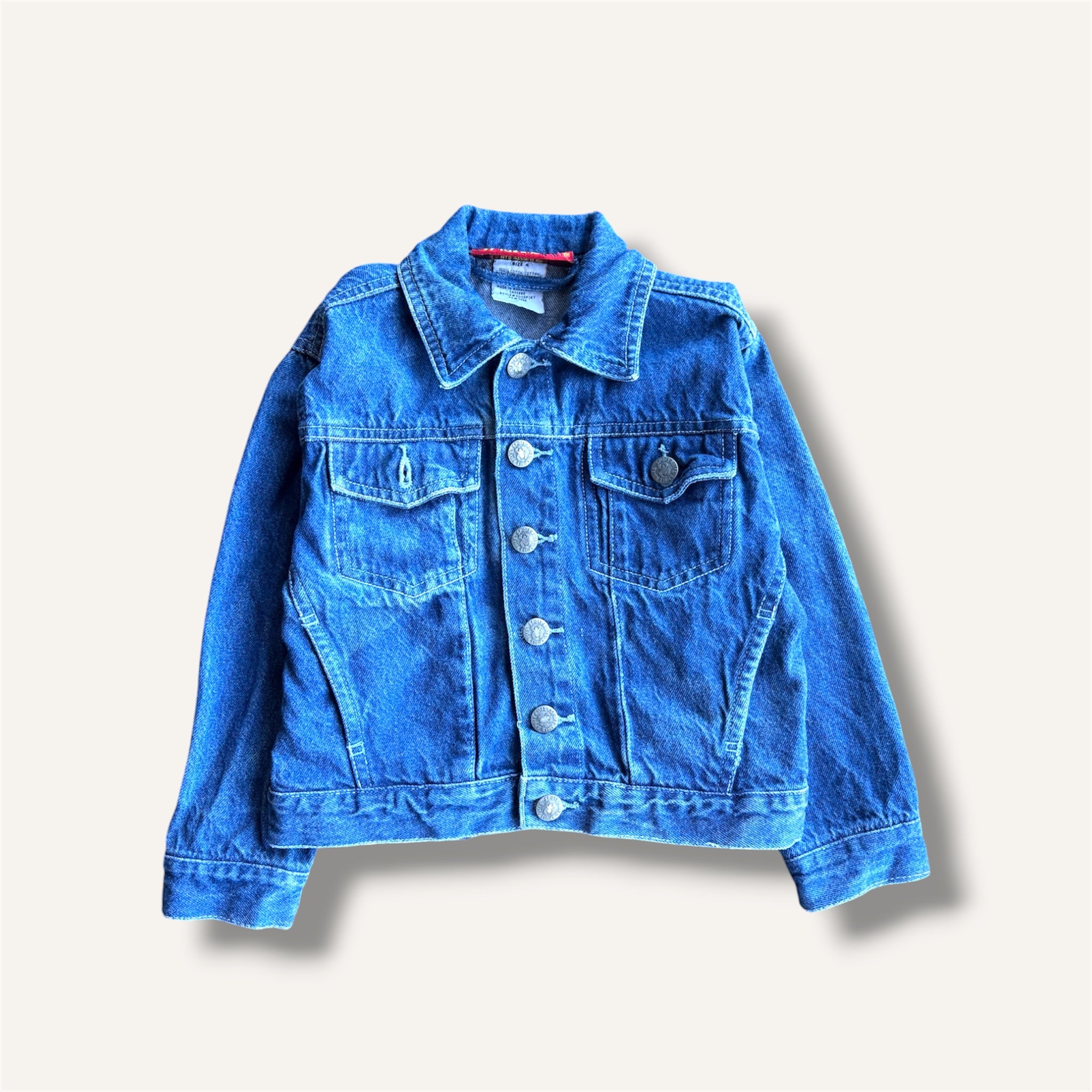 Vintage 2003 Denim Spider-man Jacket (4T)