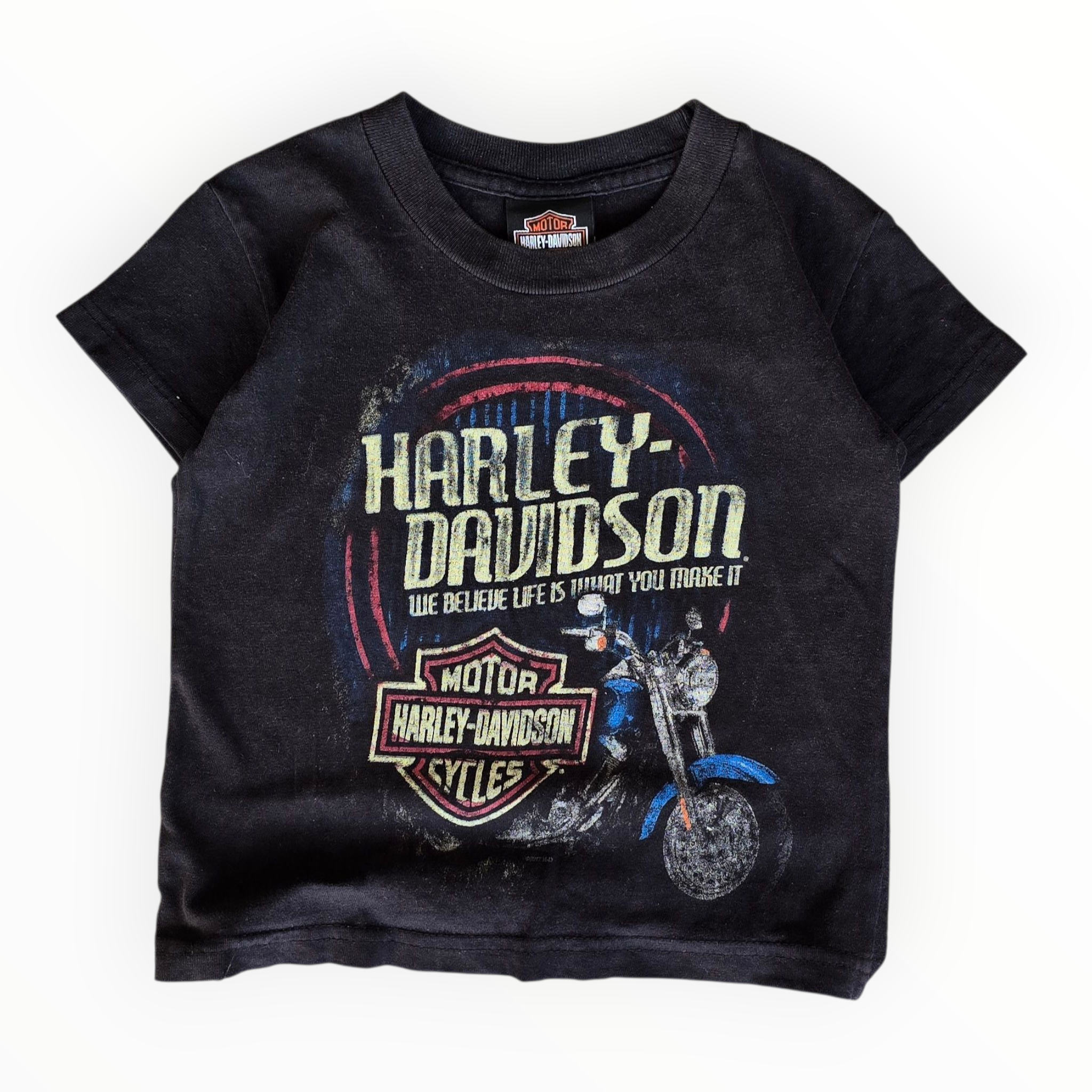 Harley Davidson Black/Bike Tee (2T)