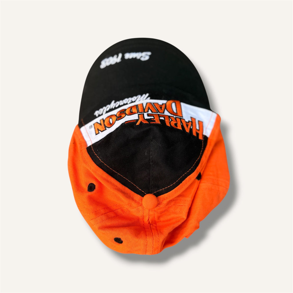 Harley Davidson Orange & Black Hat (Toddler)