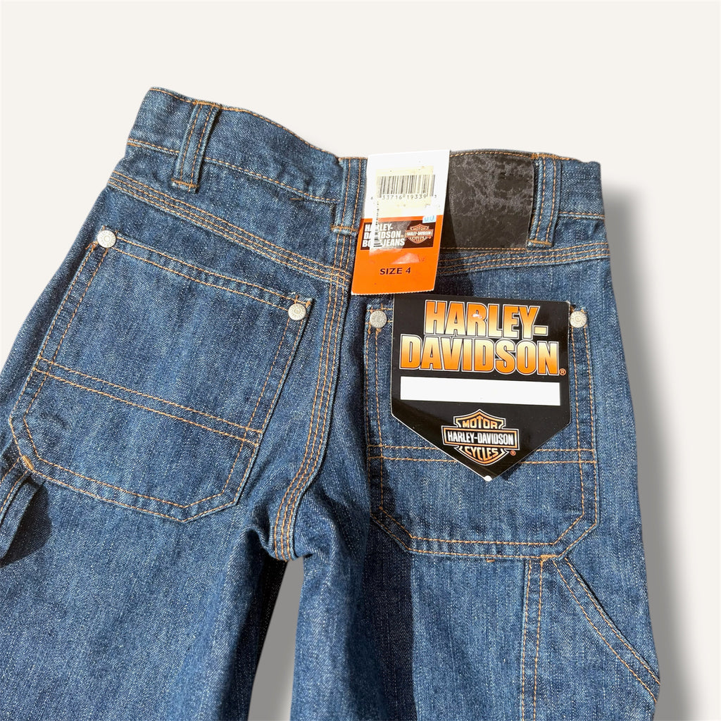 Harley Davidson Vintage Deadstock Denim Cargo Shorts (4T)