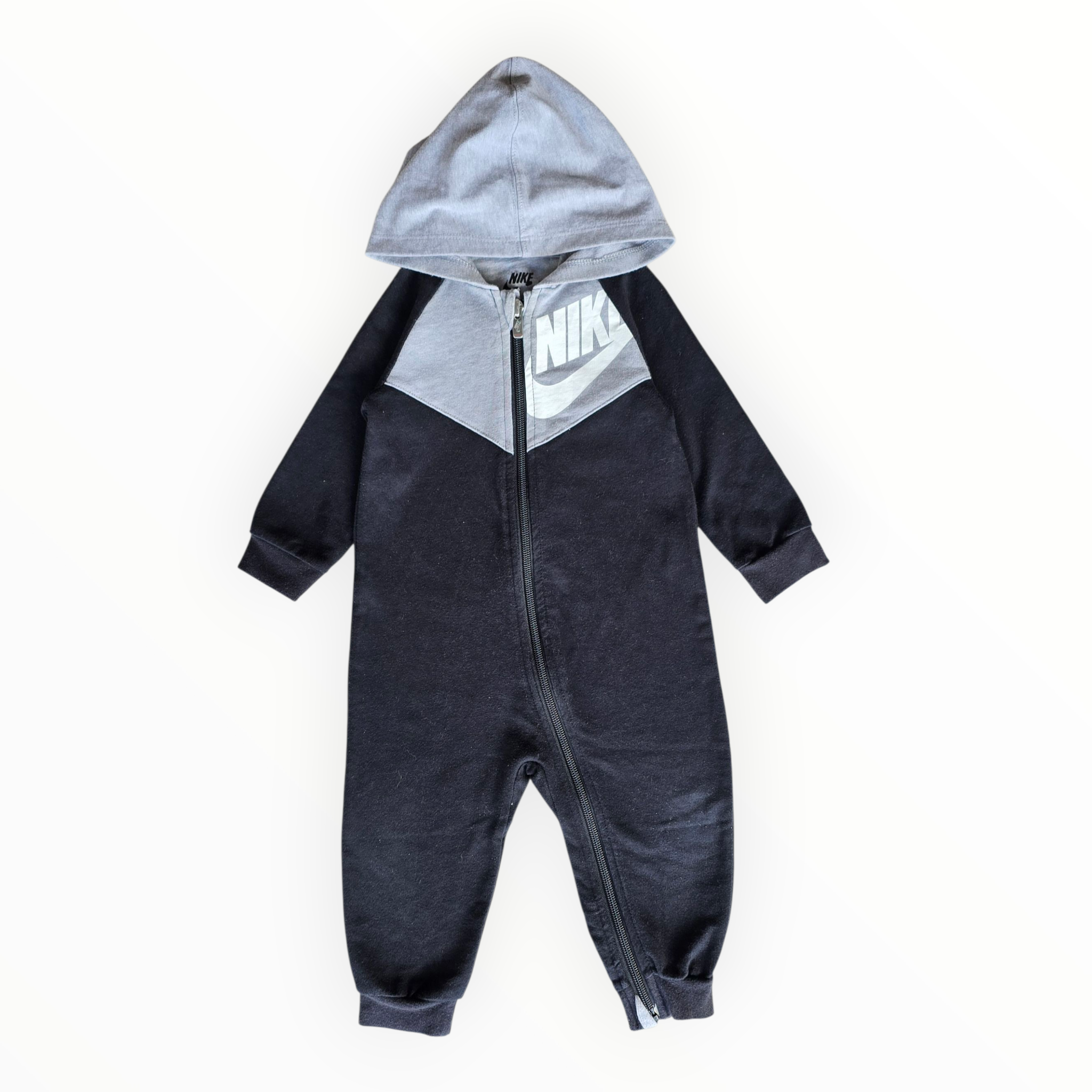 Nike Black & Grey Romper (6/12M)