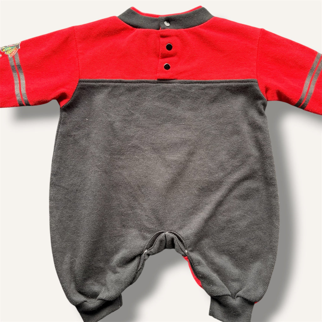 Vintage NFL Blackhawks Winter Romper (3/6M)