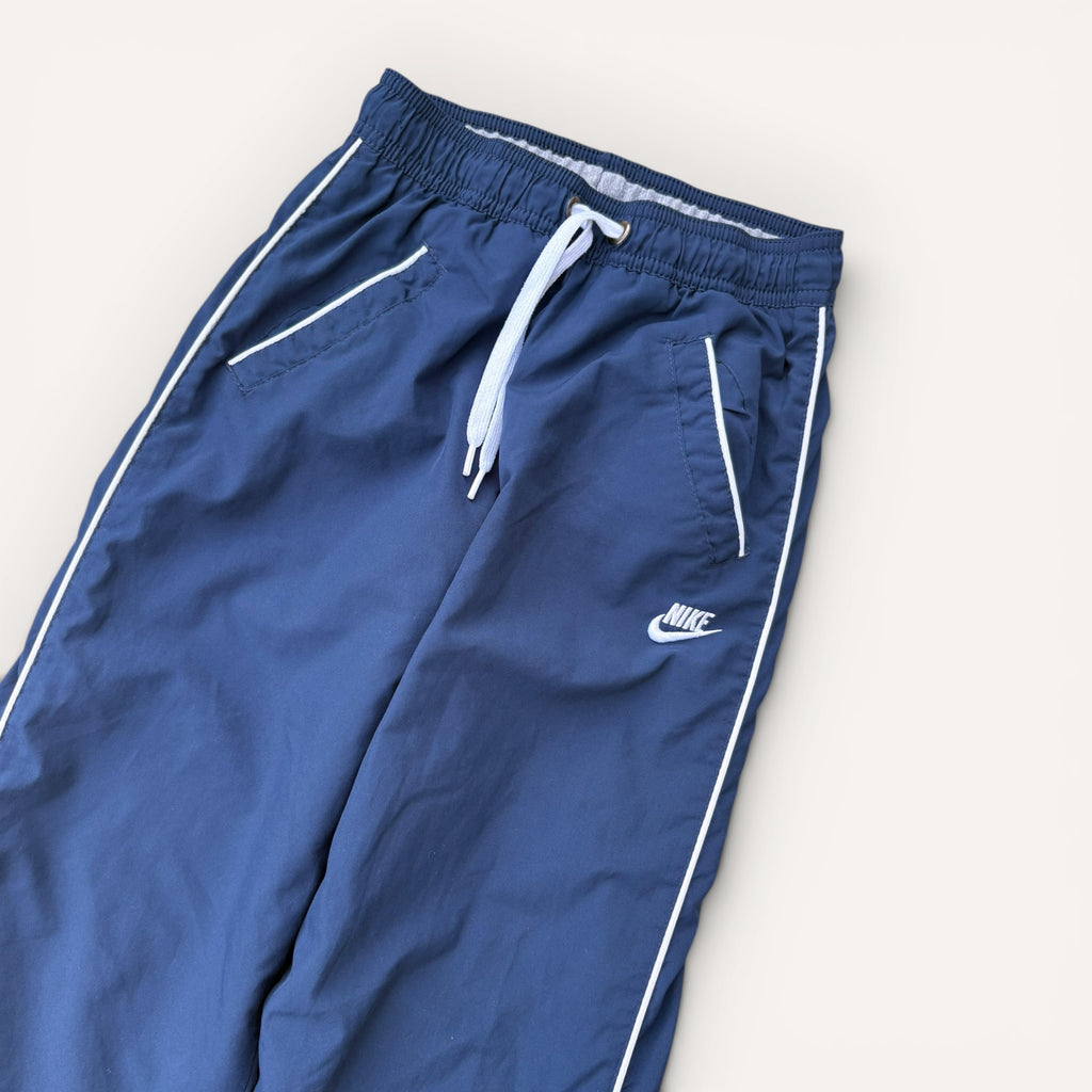 Y2K Nike Navy Jersey Lined Windbreaker Pants (7/8)