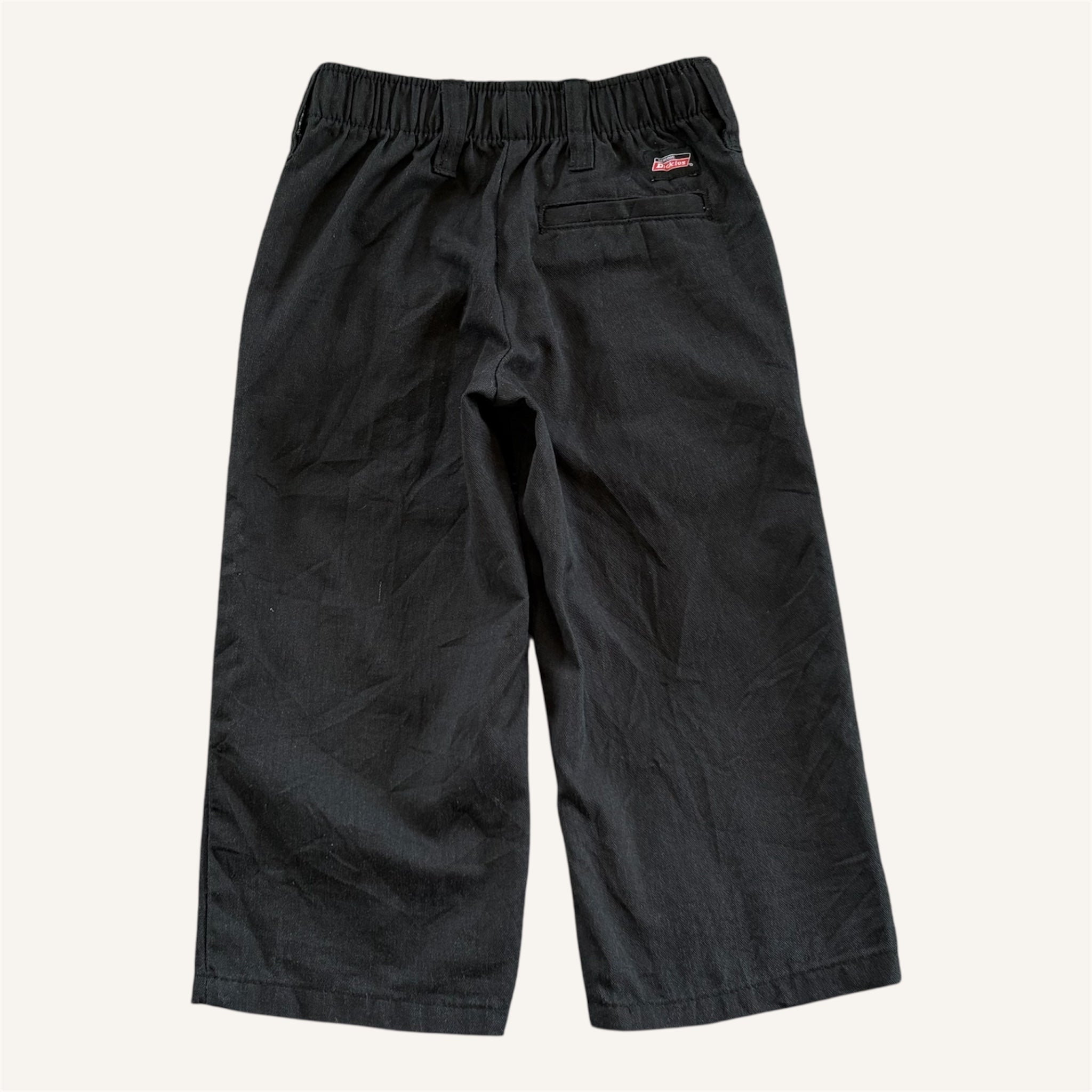 Dickies Classic Black Straight Leg Pants  (2T).