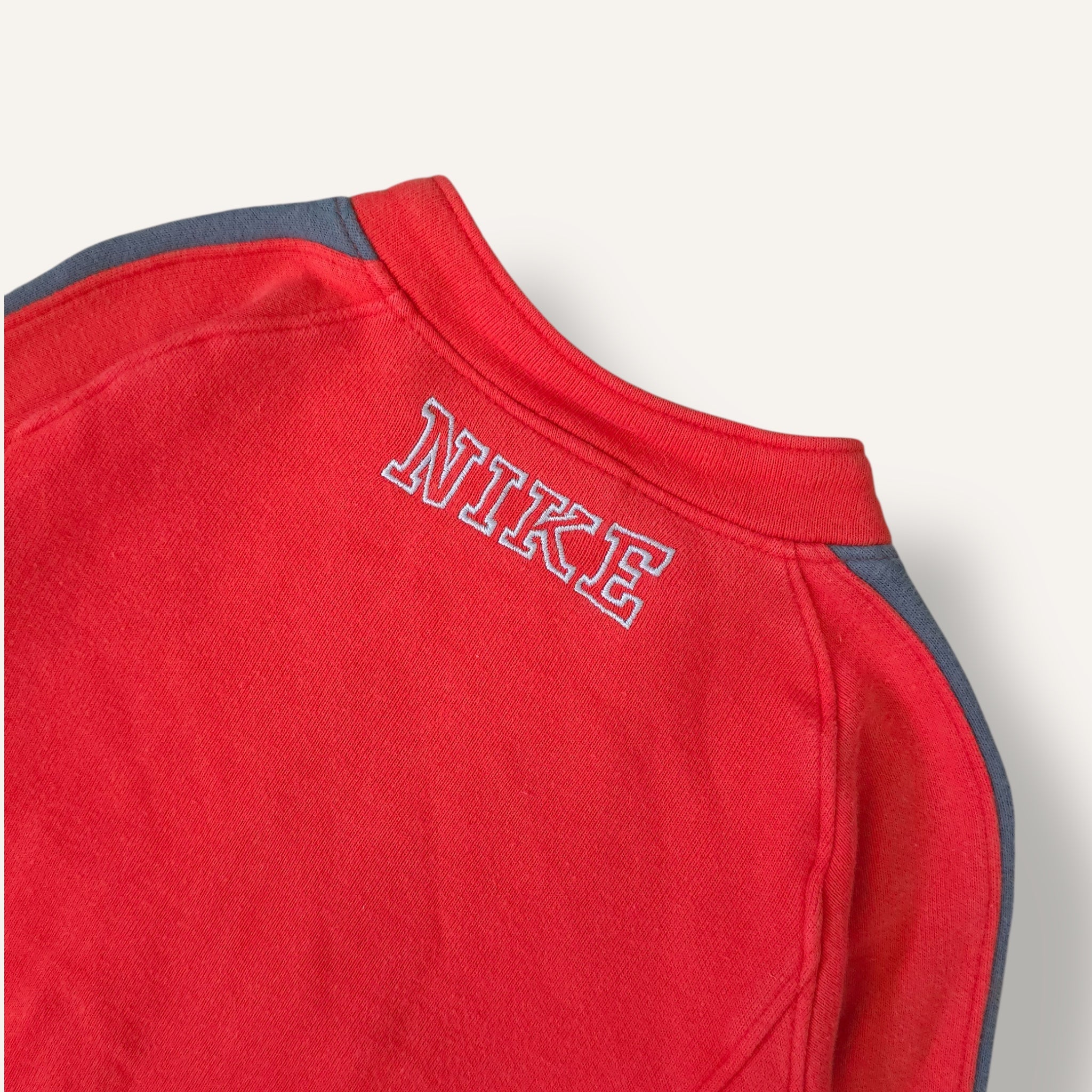 Y2K Nike Red and Grey Track Jacket (1-2T)