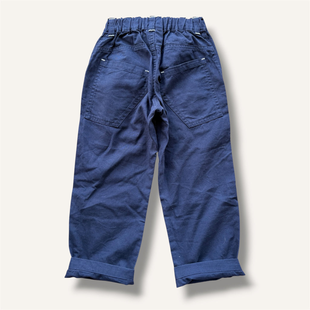 Y2K Nike Navy w Green Tick Pants (4/5)