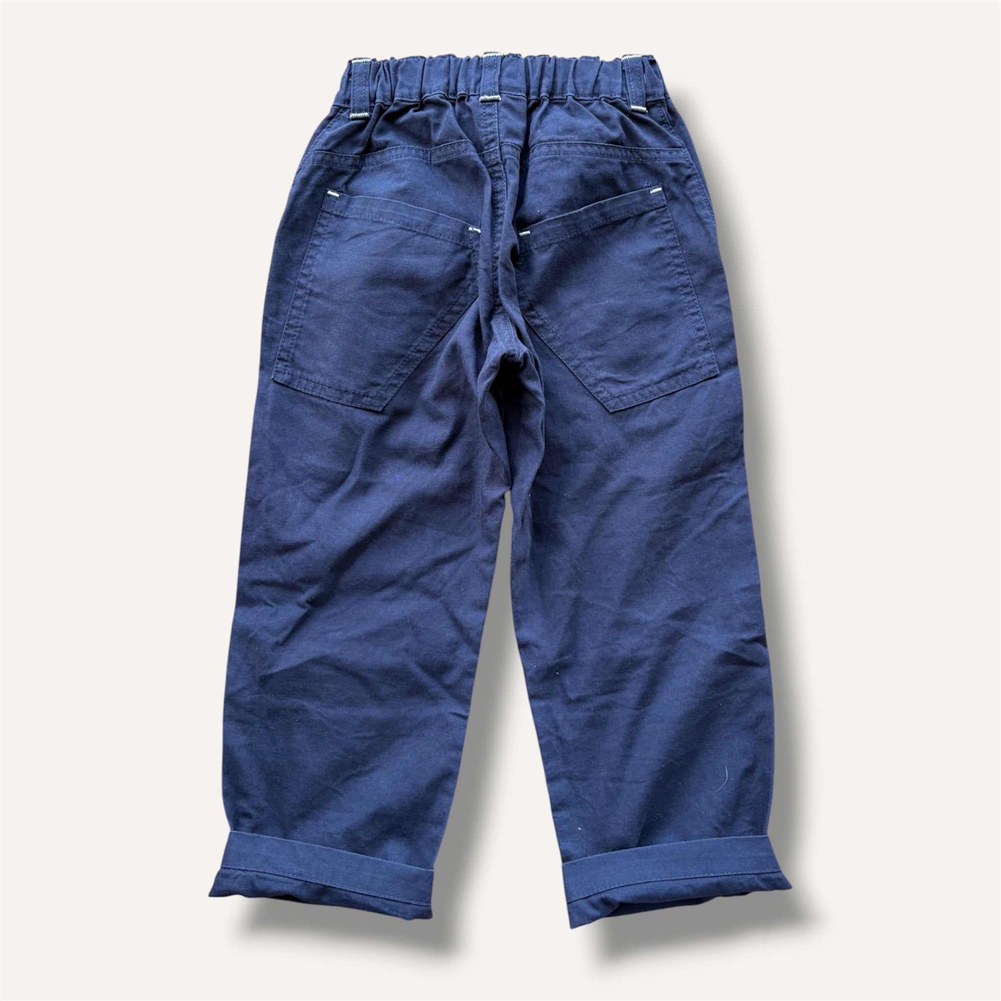 Y2K Nike Navy w Green Tick Pants (4/5)