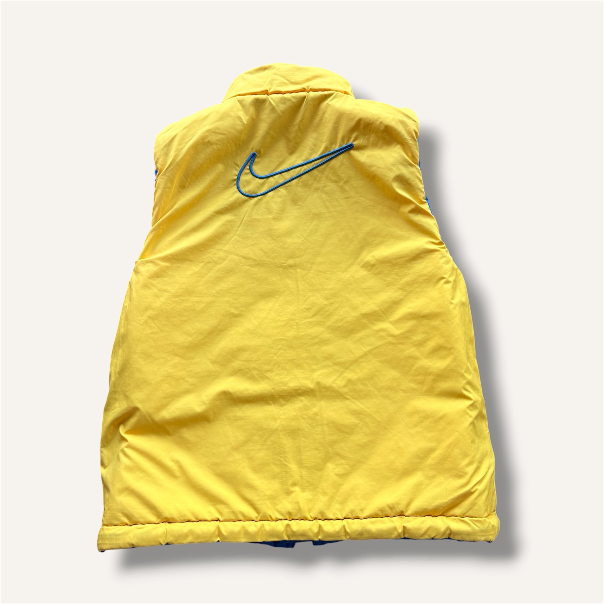 Y2K Nike Yellow and Blue Reversible Vest (3T)