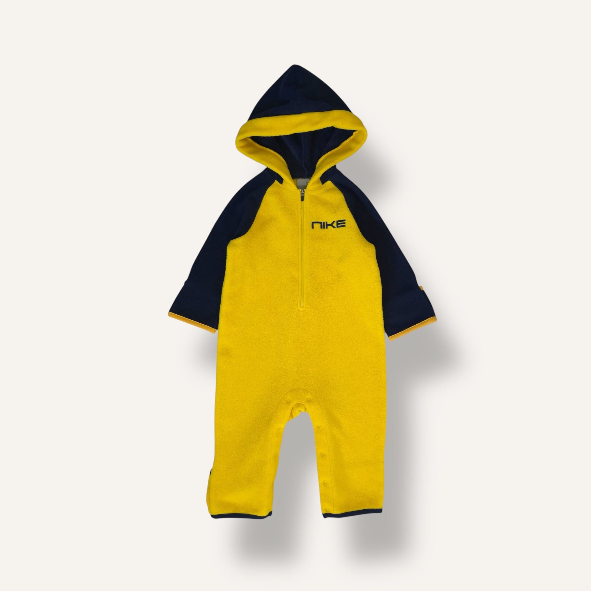 Y2K Nike Yellow Fleece Suit (1-2T)