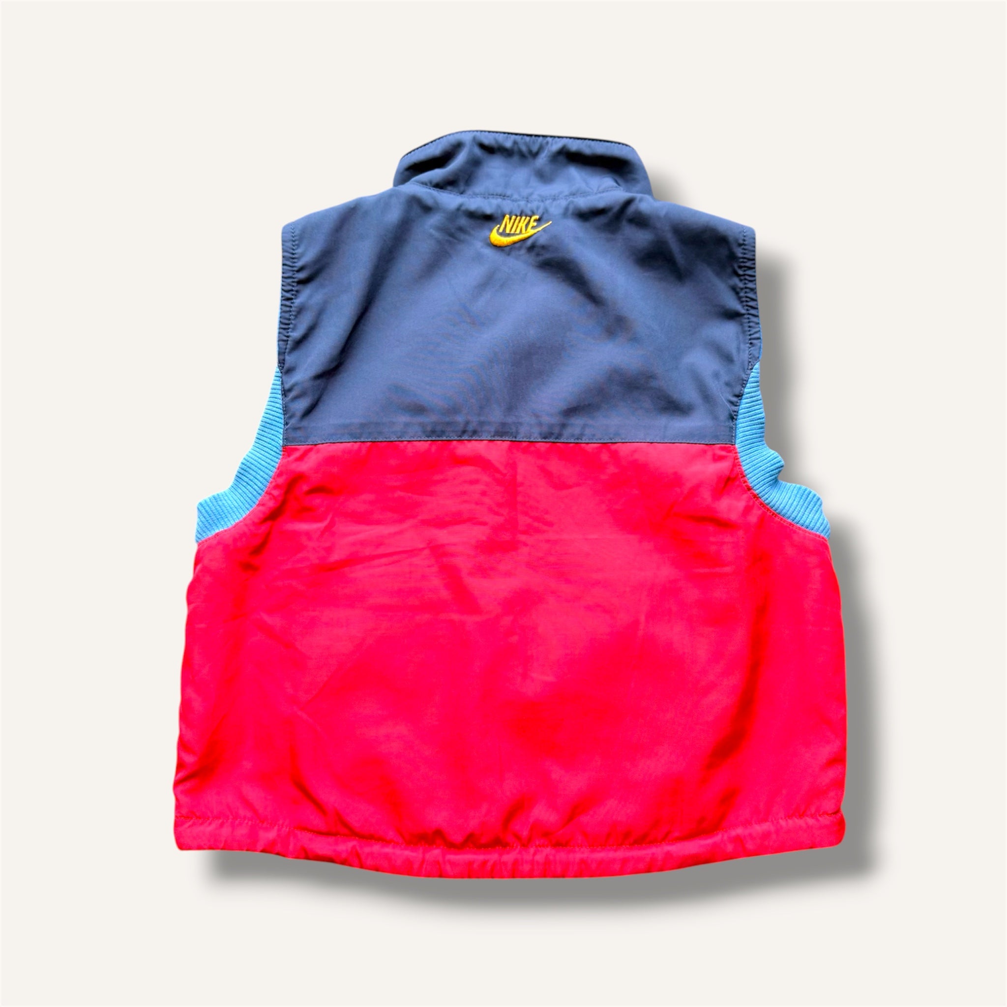 Y2K Nike Reversible Red, Navy & Yellow Vest (2-3T)
