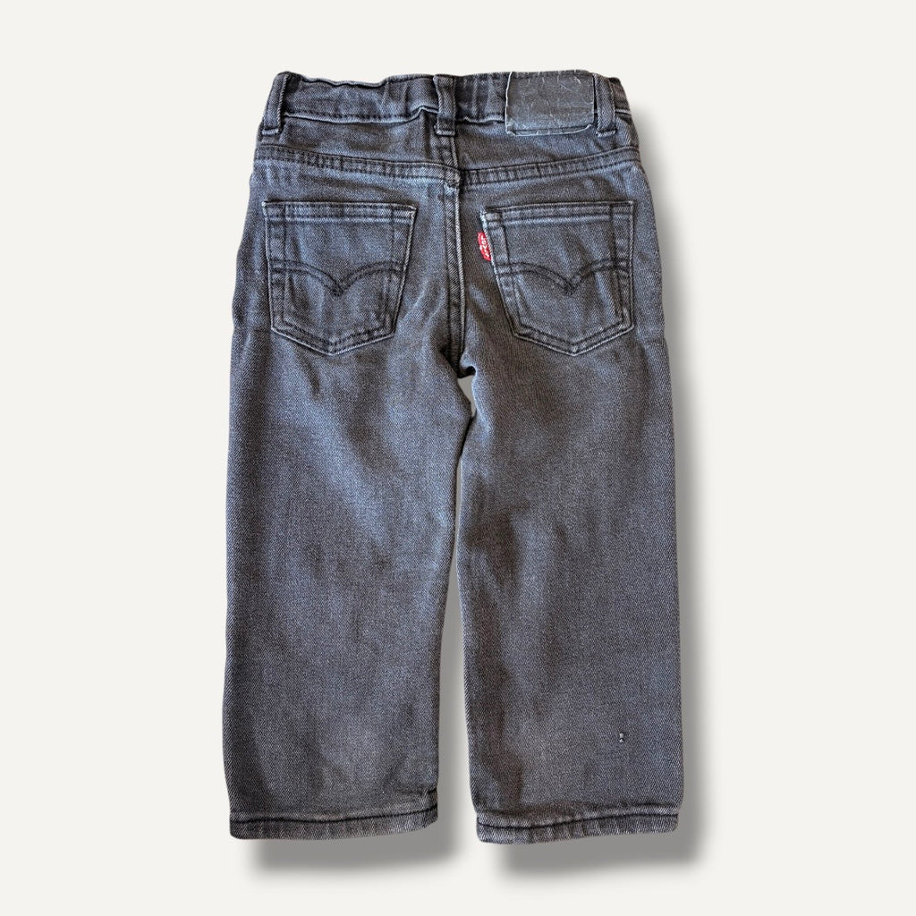 Levi Black Jeans 514 Straight legged (2T)