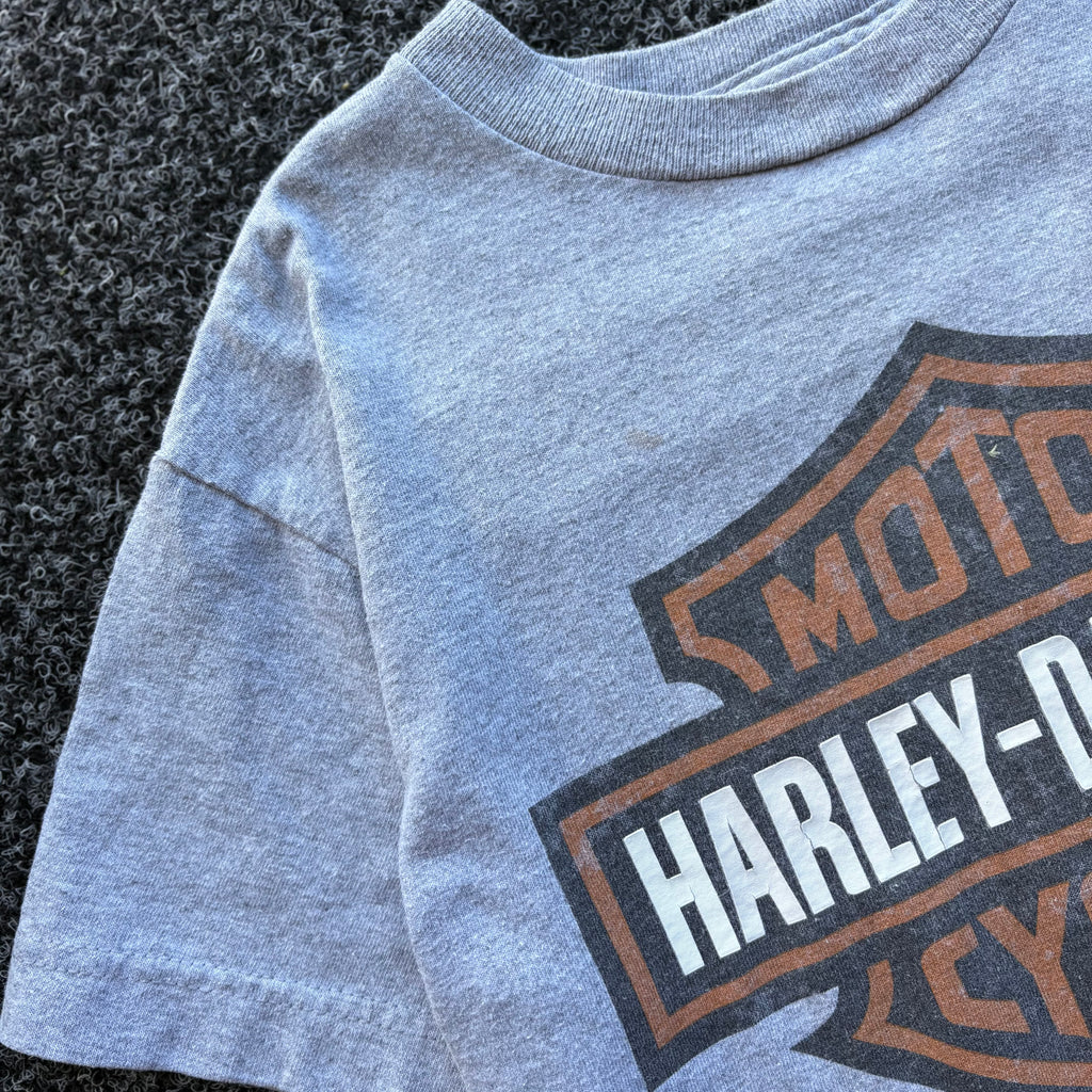 Grey Harley Davidson Reckless Romper (3T)