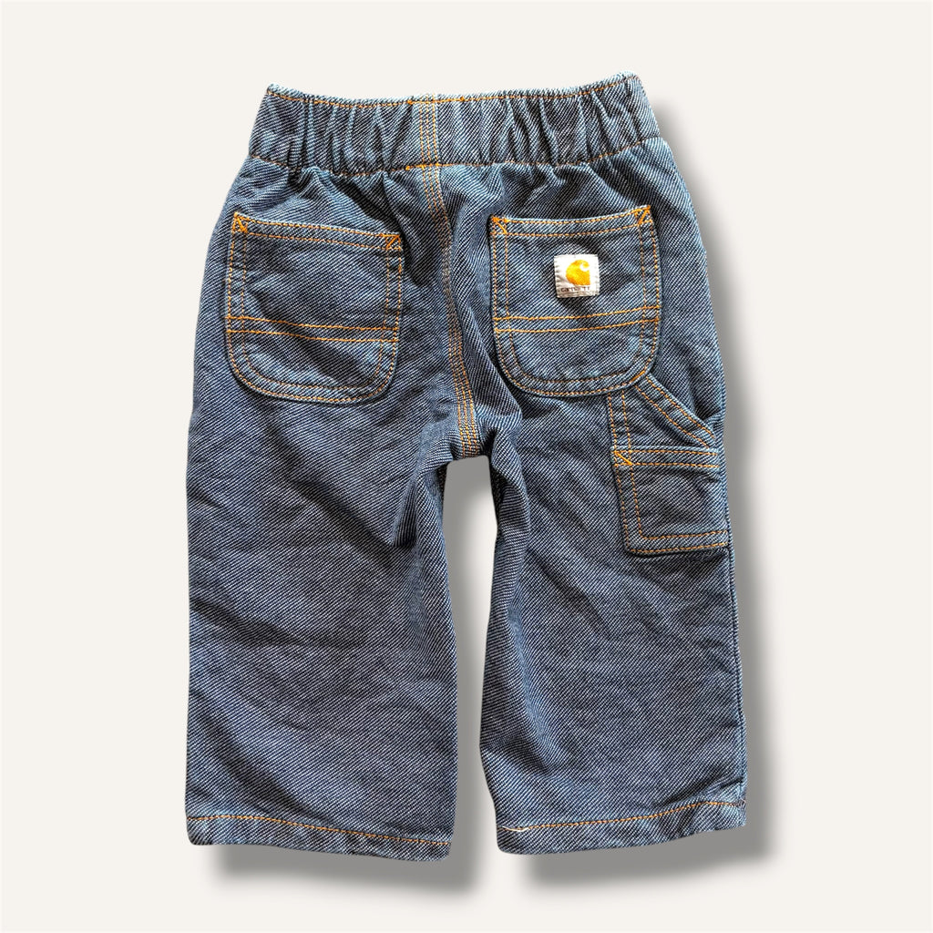 Carhartt Denim Look-a-like Cotton Pants (3/6M)