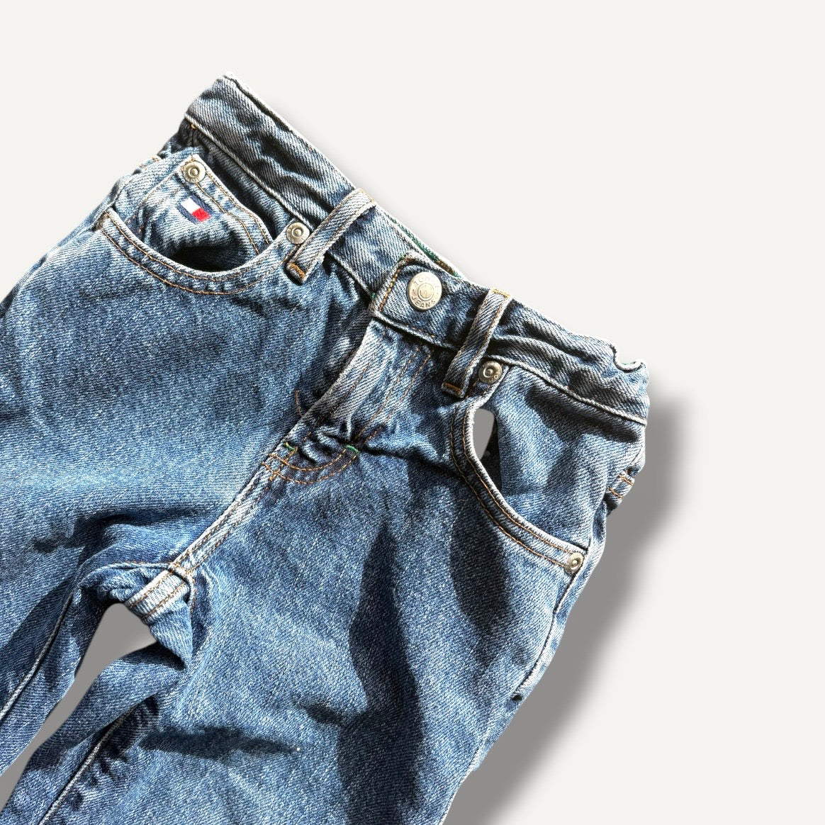 Tommy Hilfiger Adjustable Denim Jeans (2T)