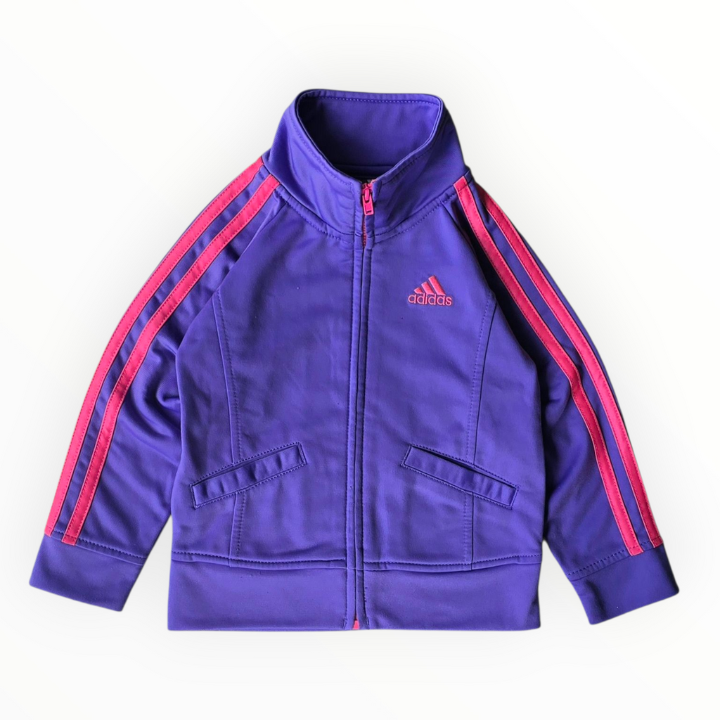 Purple Adidas Track Jacket (2T)