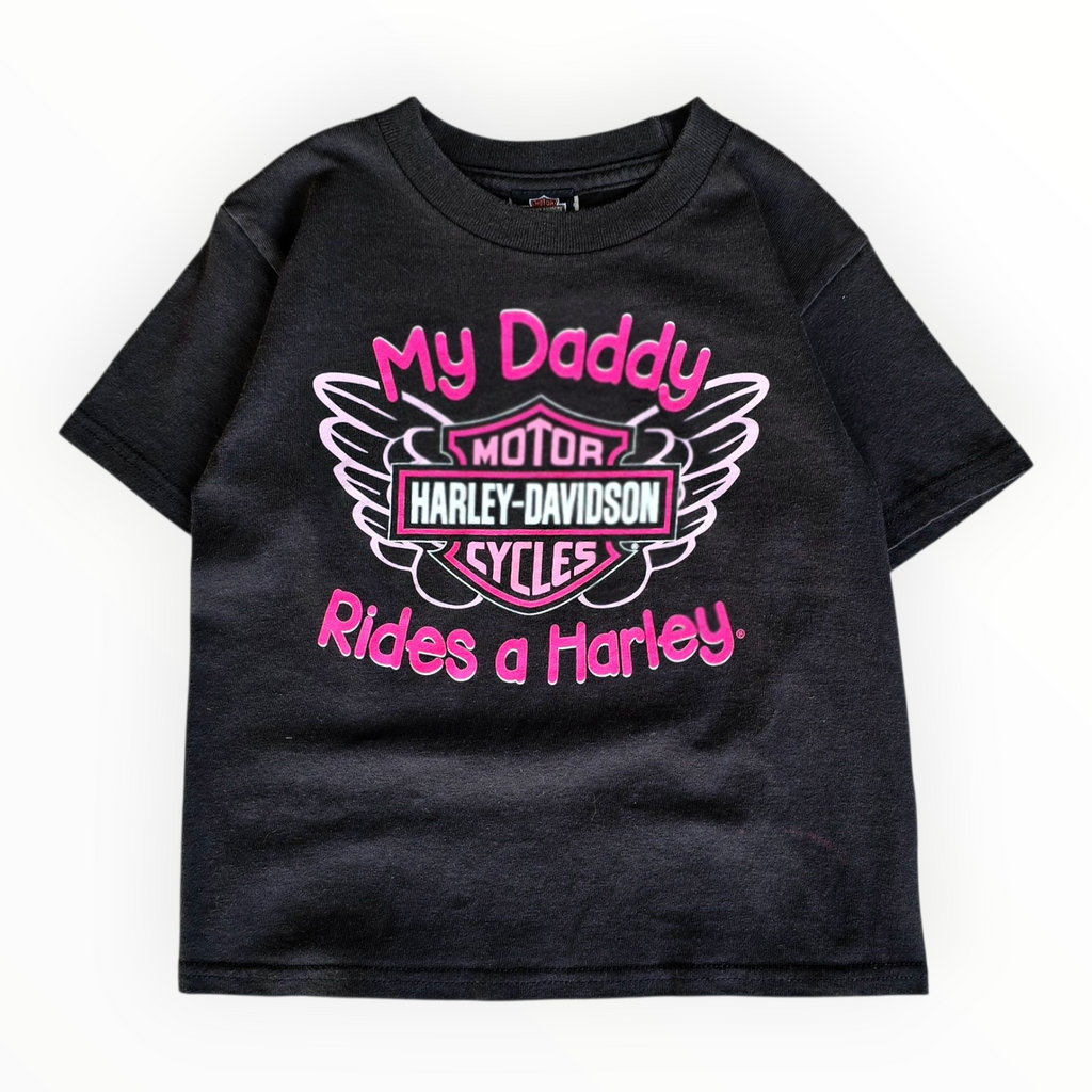 Harley Davidson Black/Pink Tee (4T)
