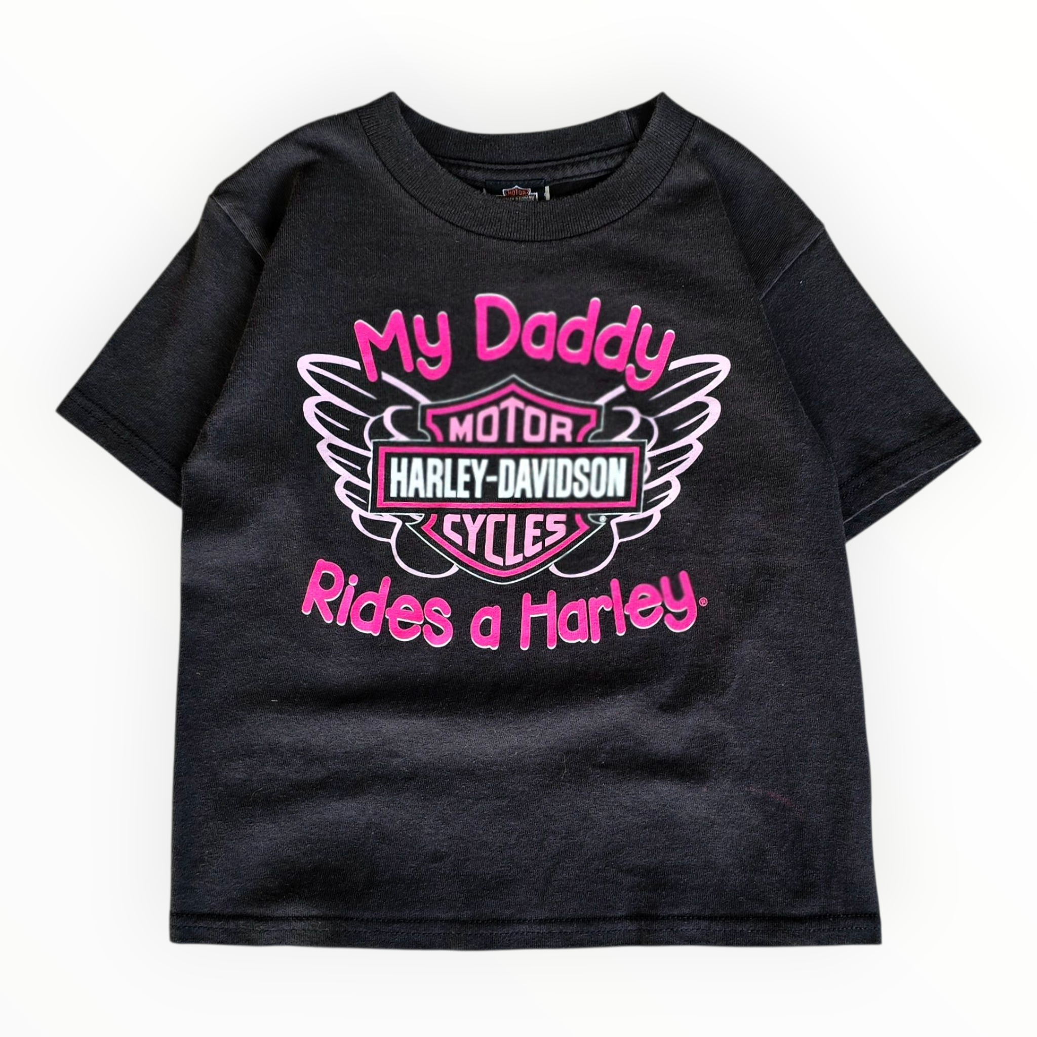Harley Davidson Black/Pink Tee (4T)