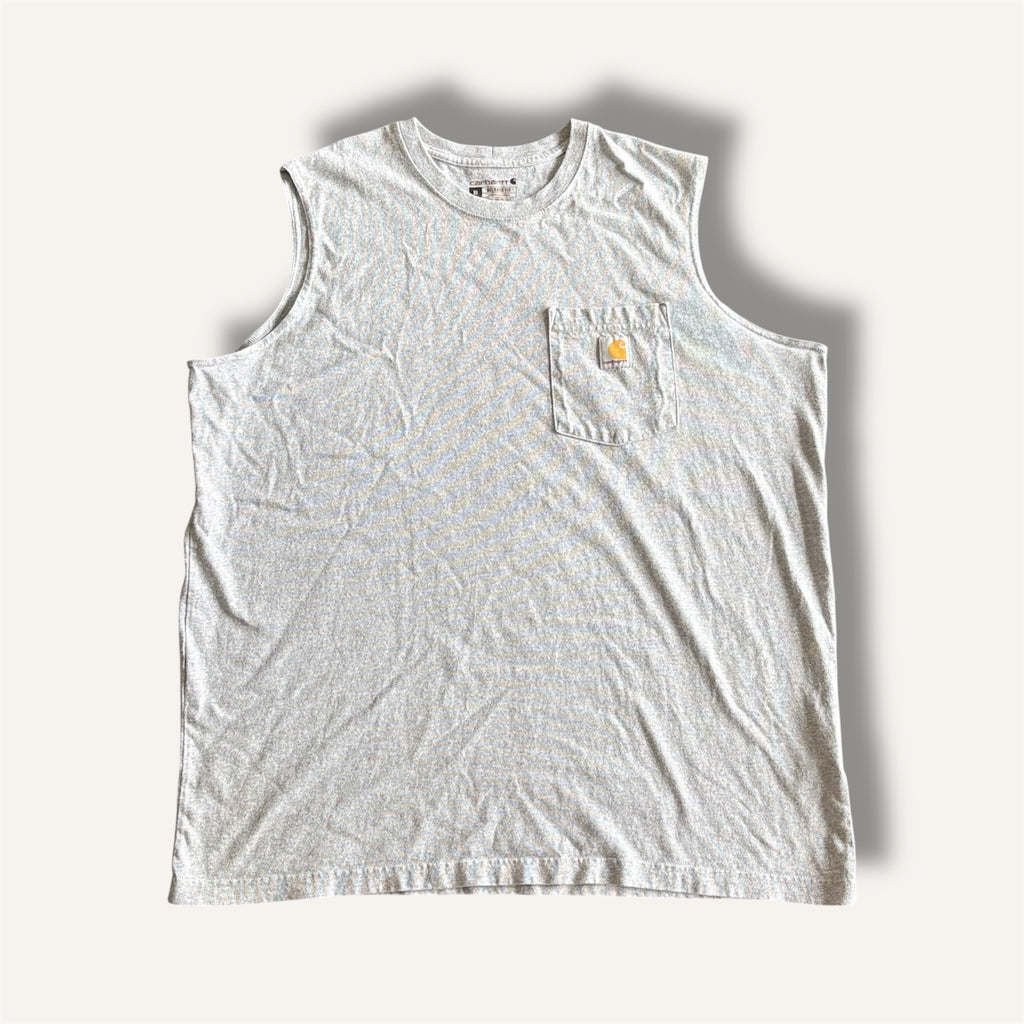 Adults Carhartt Grey Classic Muscle Tank (XL)
