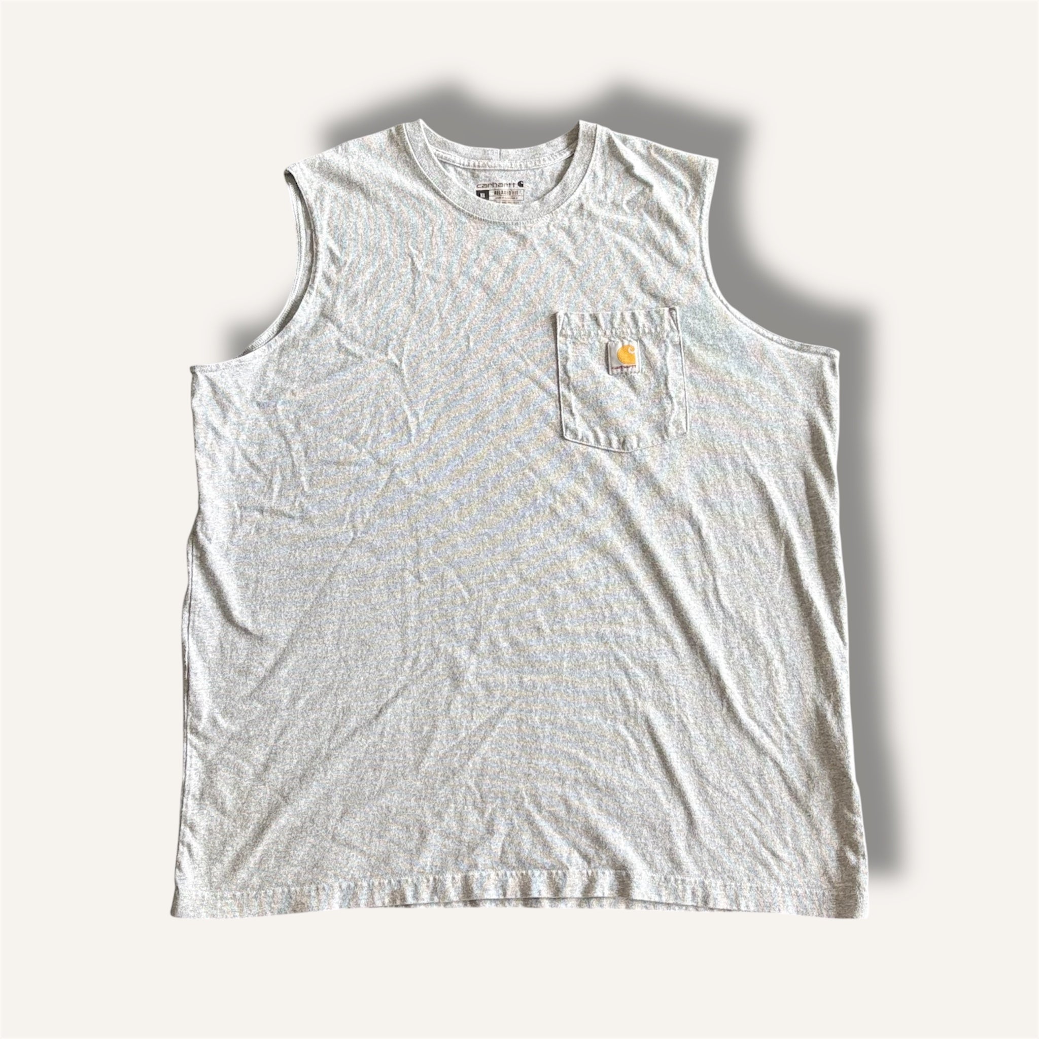Adults Carhartt Grey Classic Muscle Tank (XL)
