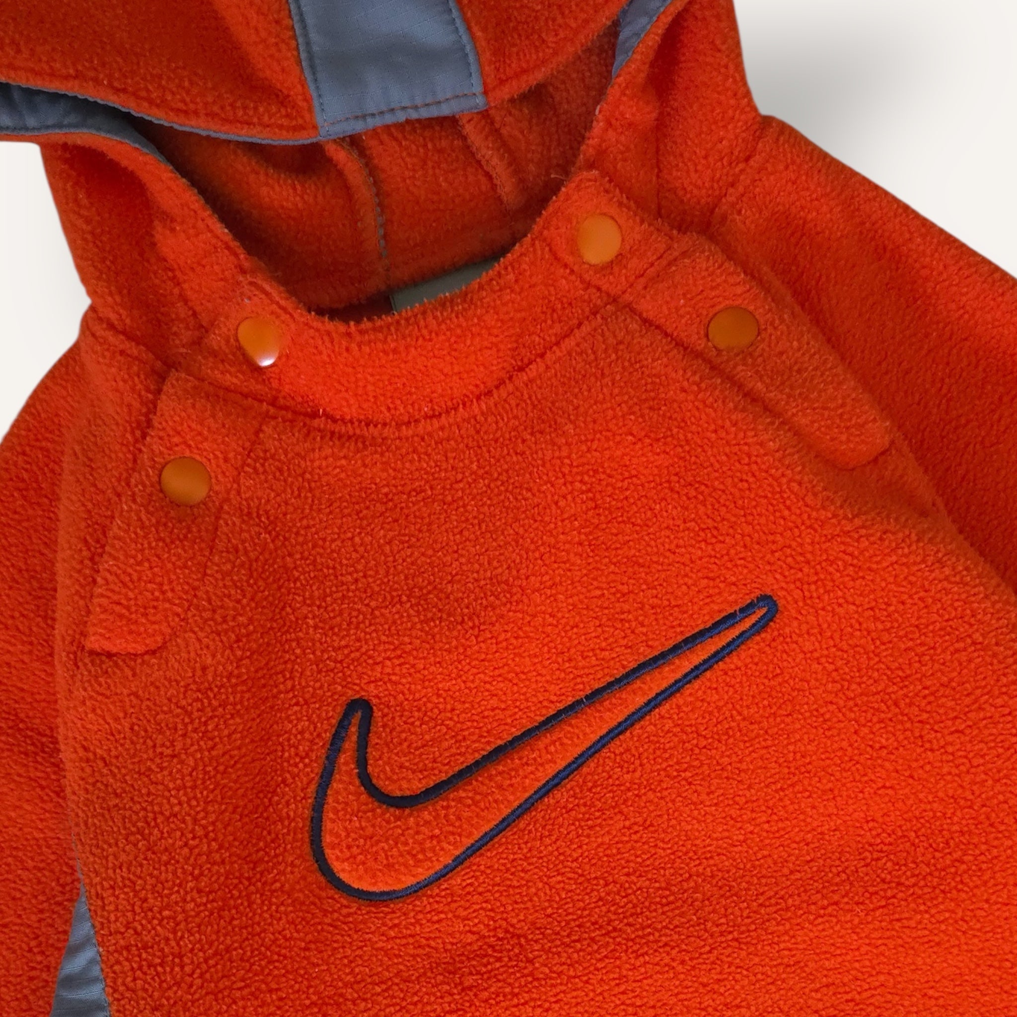 Y2K Nike Orange Fleece Hoodie (12/18M)