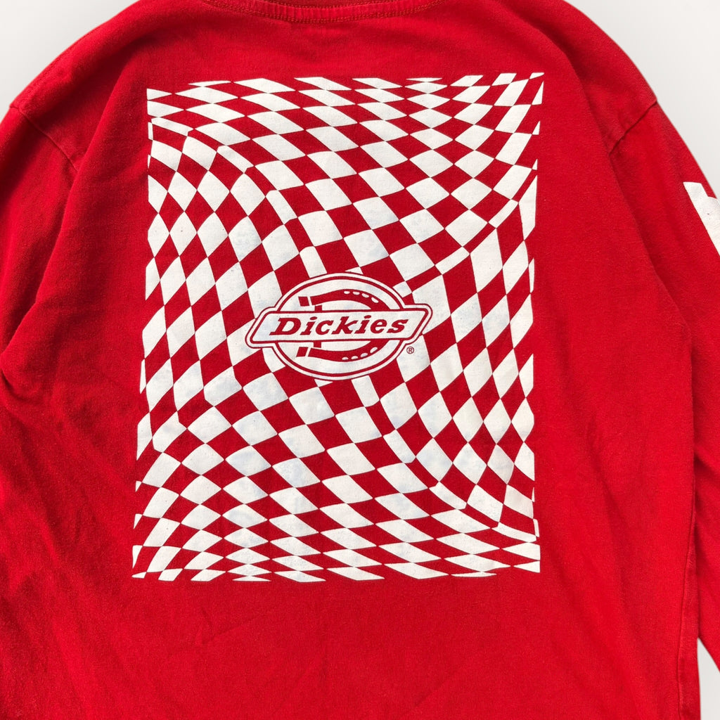 Red Dickies Long Sleeve Graphic T-shirt (5/6)