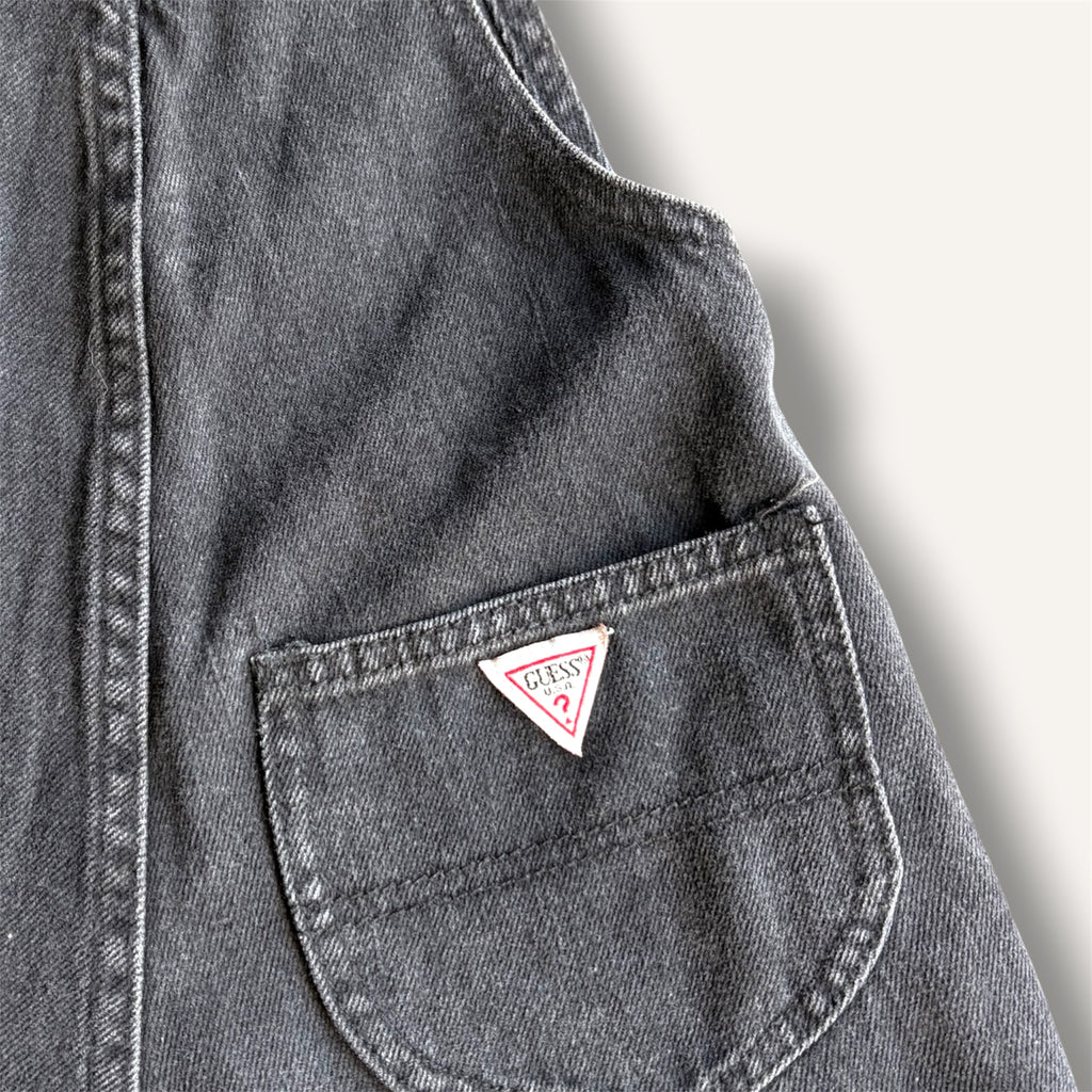 Vintage Black Denim Guess Dress (3T)