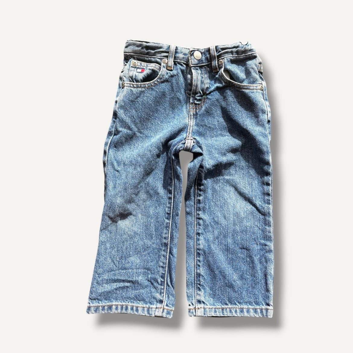 Tommy Hilfiger Adjustable Denim Jeans (2T)