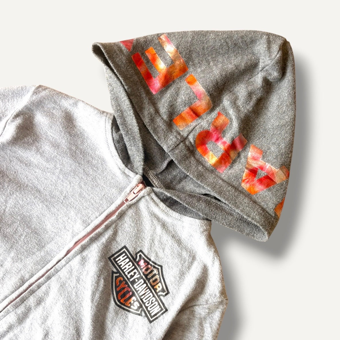 Harley Davidson Grey Zip-up Jacket (4/5)