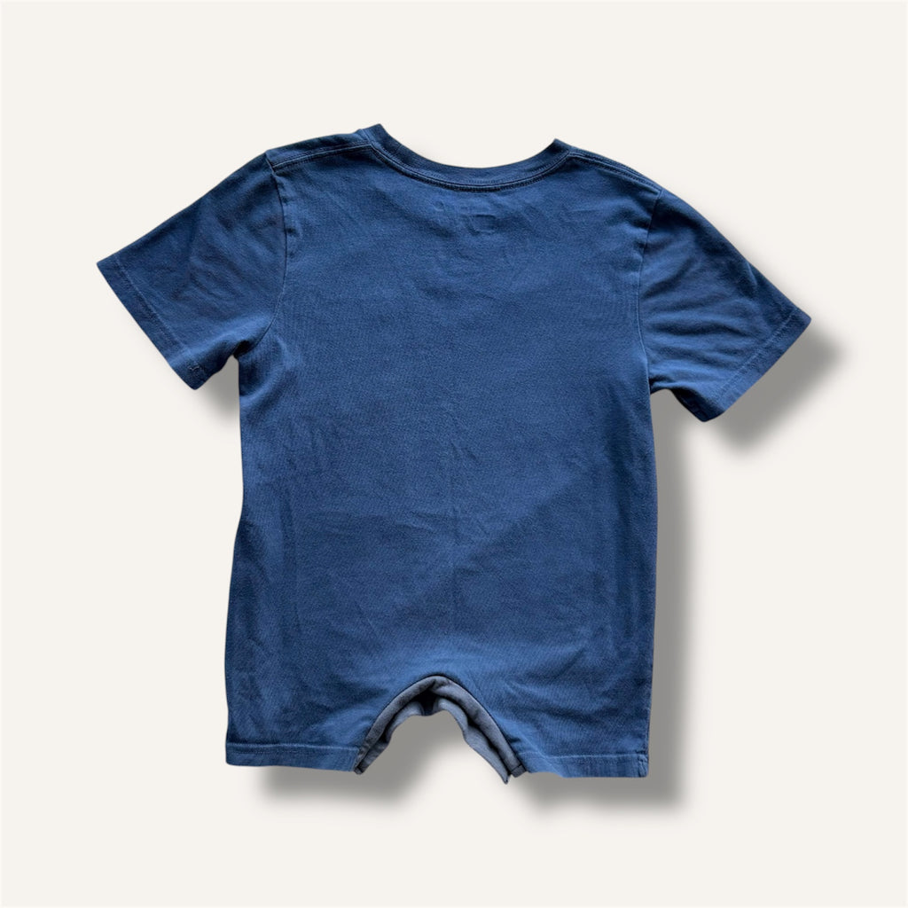 Carhartt Blue Camo Reckless Romper (2T)