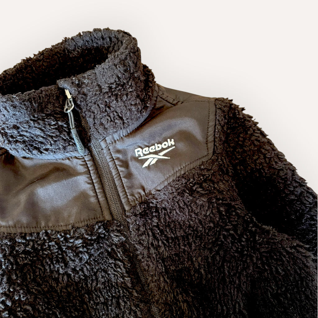 Reebok Black Fluffy Teddy Fleece Jacket (3T)