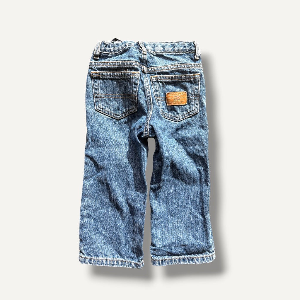Tommy Hilfiger Adjustable Denim Jeans (2T)