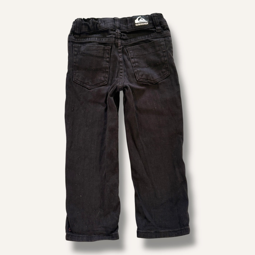 Quicksilver Black Straight Leg Jeans (2T)