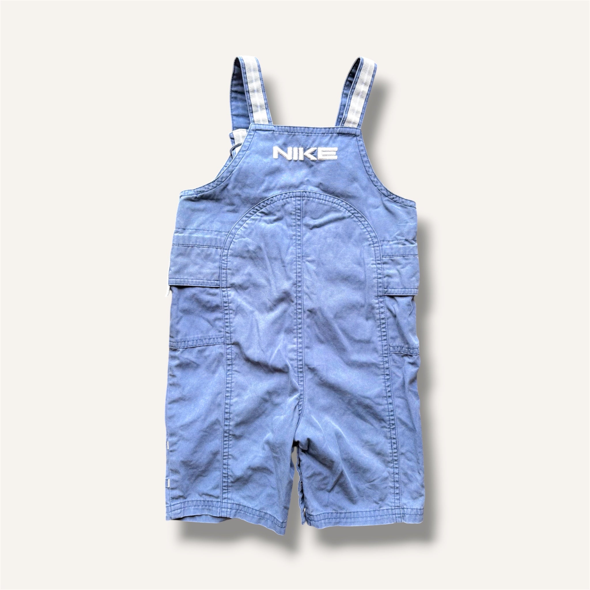 Y2K Navy Cargo Nike Shortalls (1-2T)