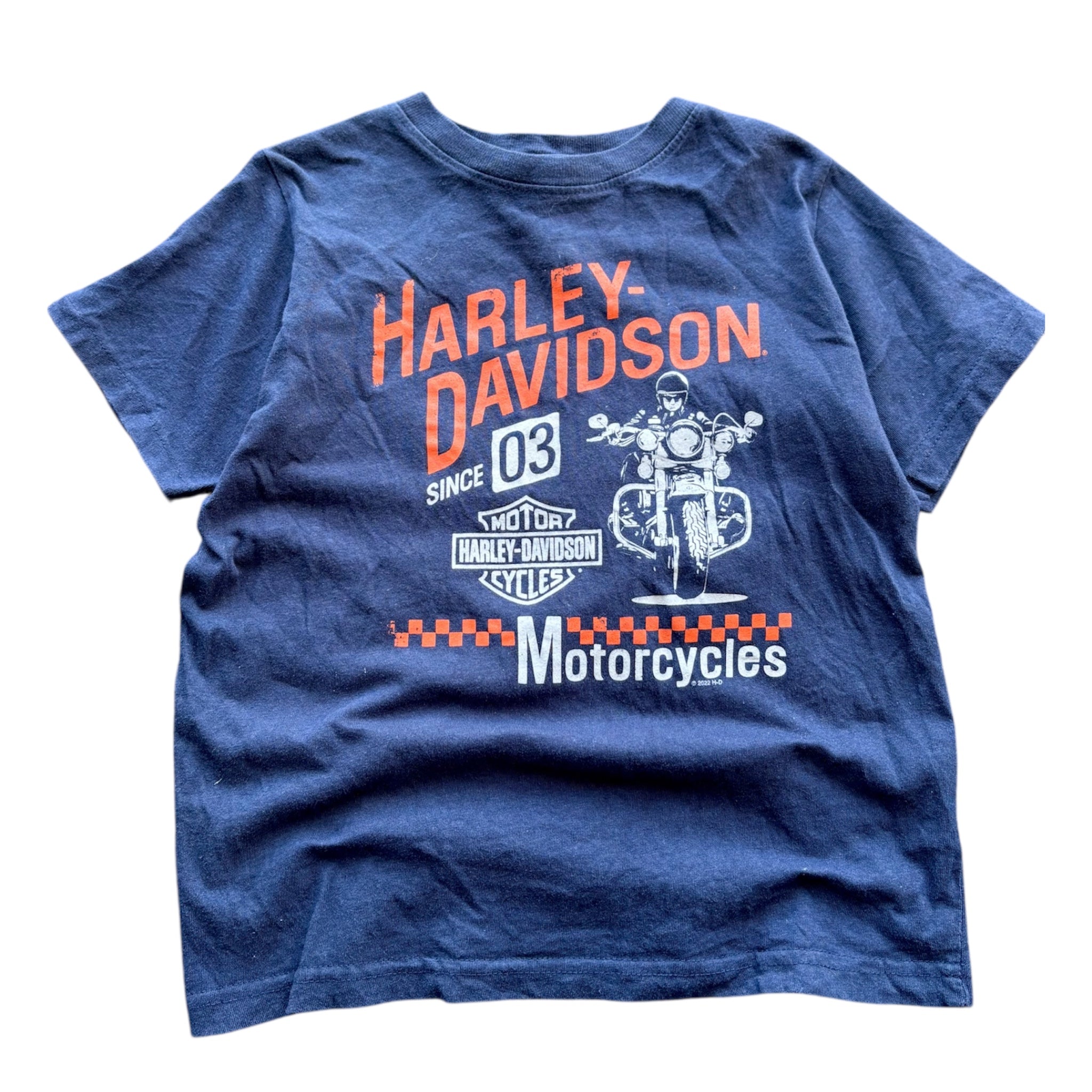 Navy Harley Davidson T-shirt (4T)