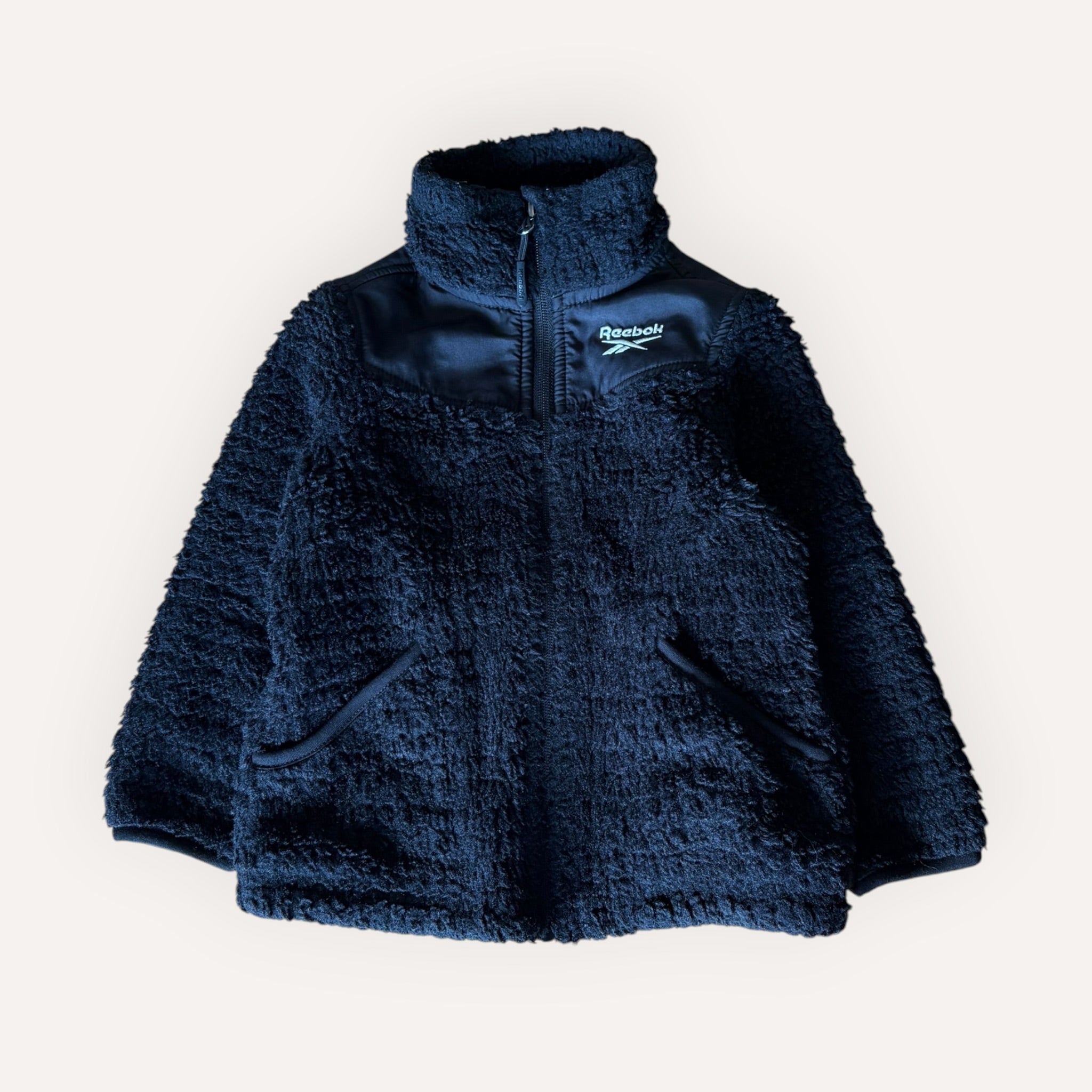 Reebok Black Fluffy Teddy Fleece Jacket (3T)