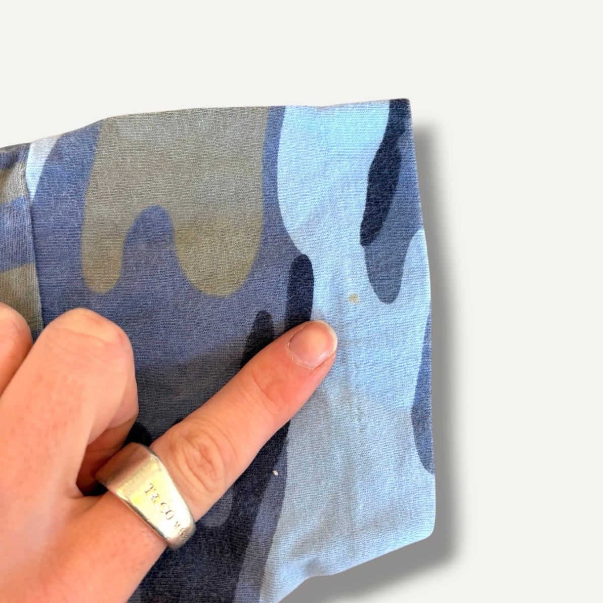 Harley Davidson Blue Camo Romper (12M)