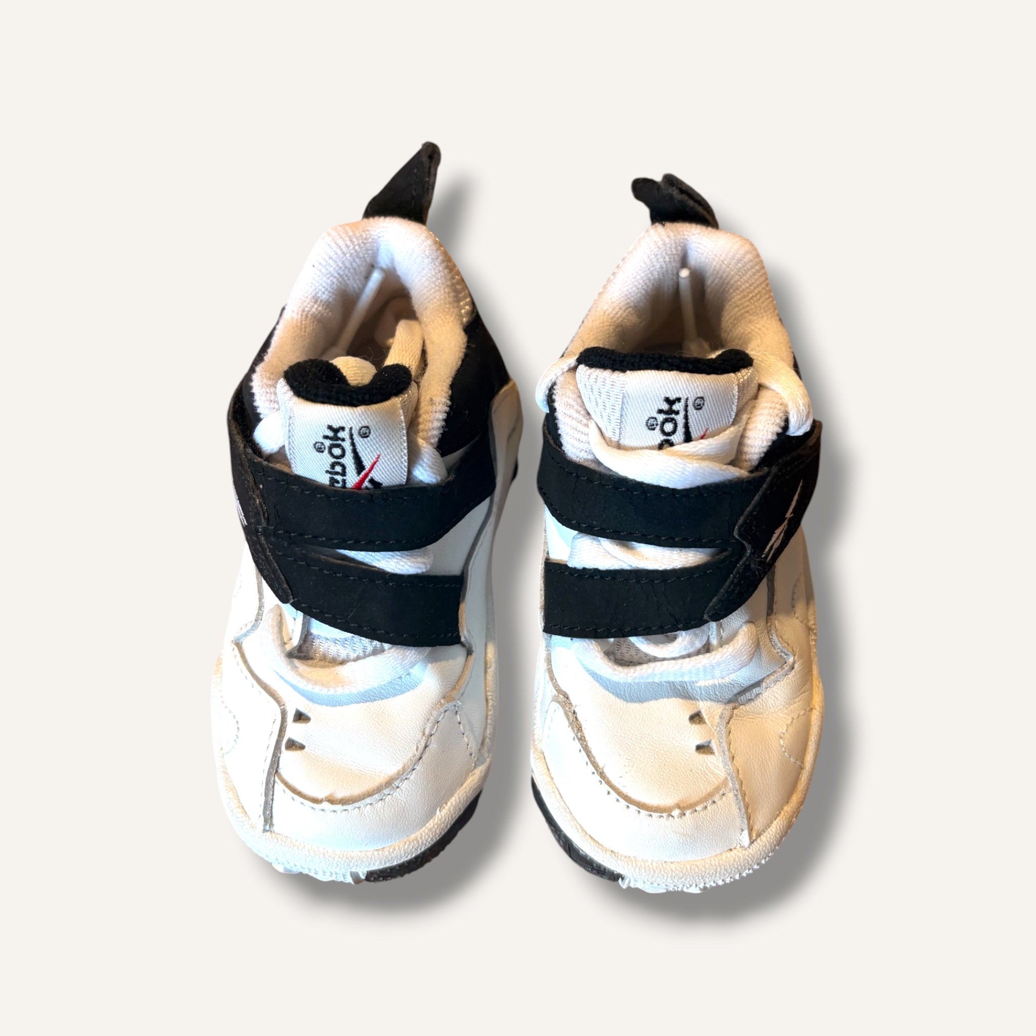 Black and White Reebok Shoes (4C)