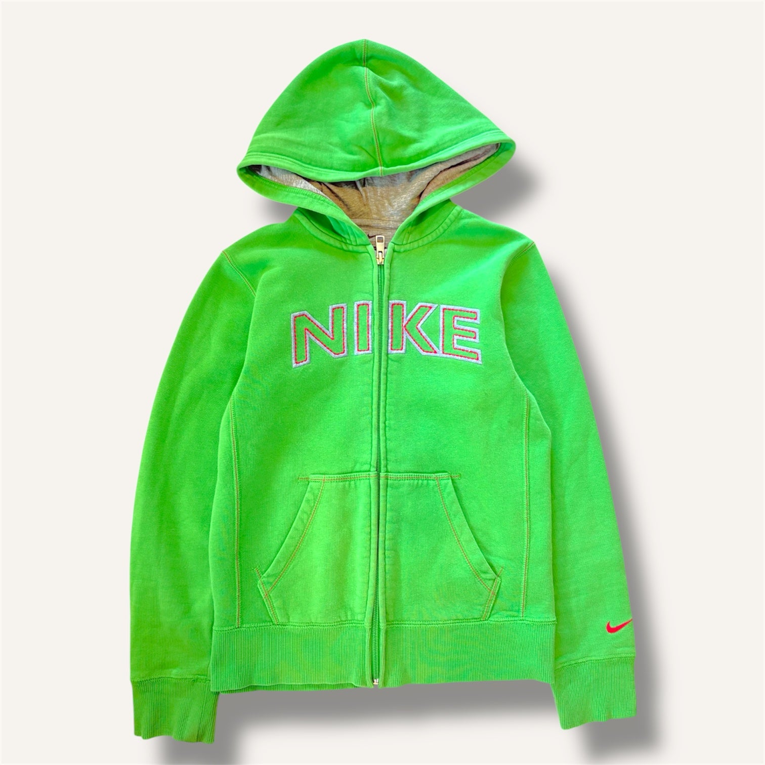 2011 Green and Pink Nike Spell out Zip up Hoodie (10/12)