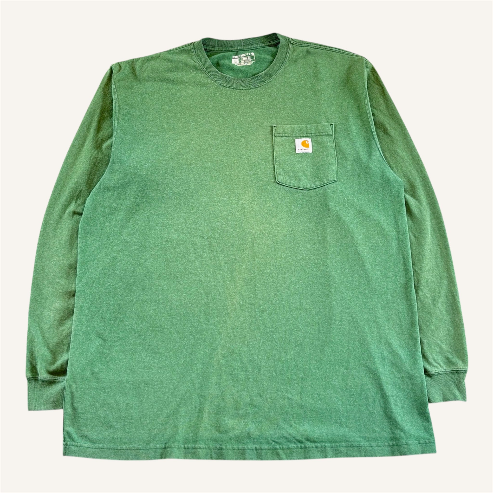 Carhartt Adults Forrest Green Long Sleeve T-shirt (Adults XL)