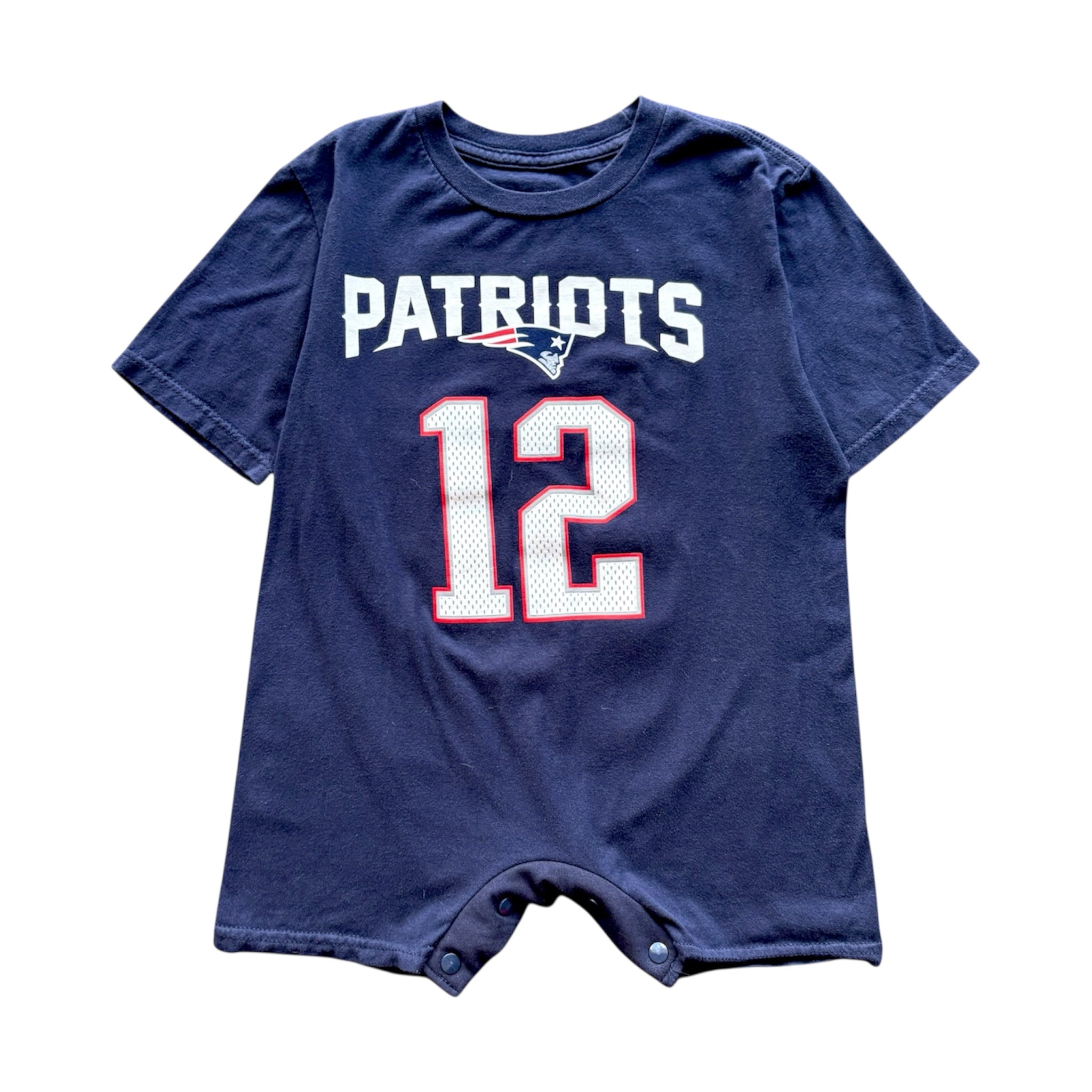 Patriots Brady NFL Reckless Romper (4T)