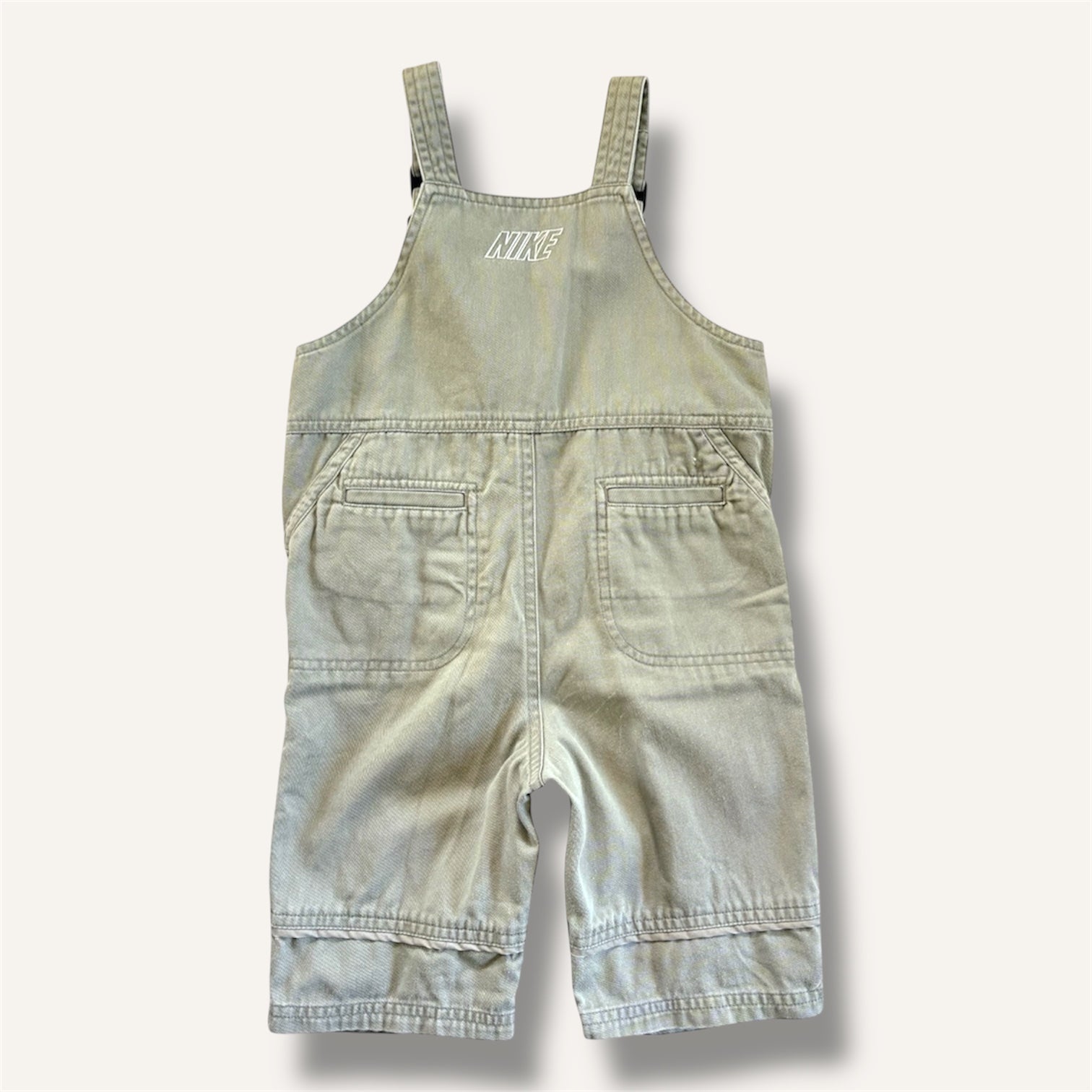 Y2K Khaki Nike Cargo Overalls (2-3T)