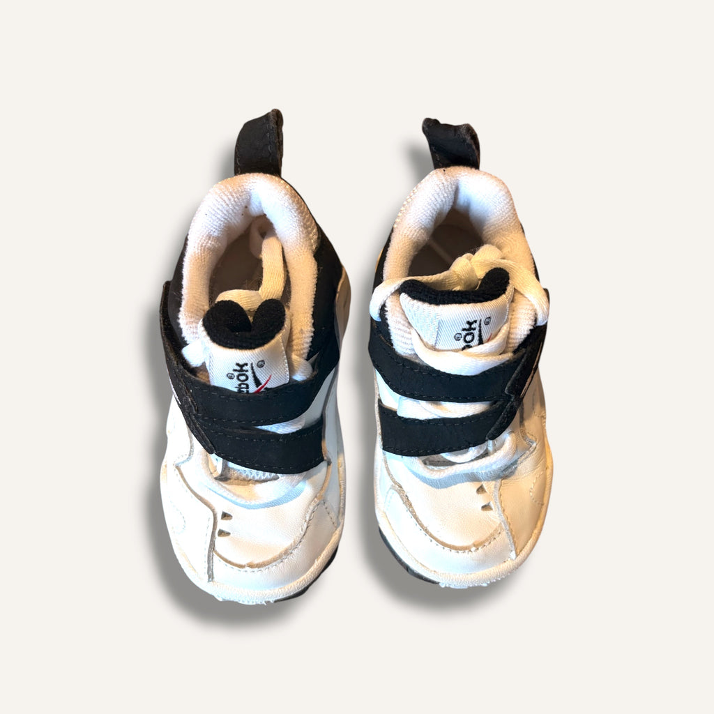 Black and White Reebok Shoes (4C)