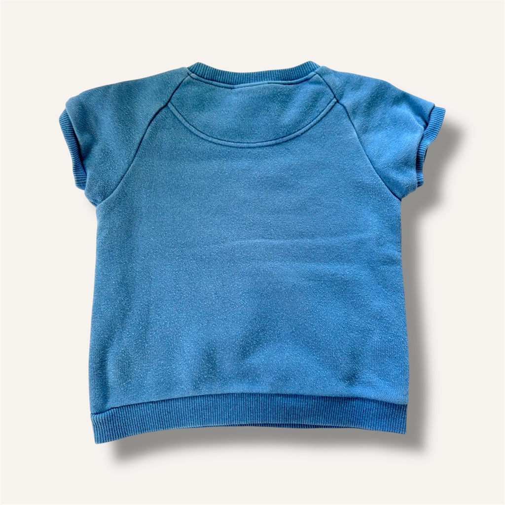 Y2K Blue Nike Sleeveless Sweater Top (2T)
