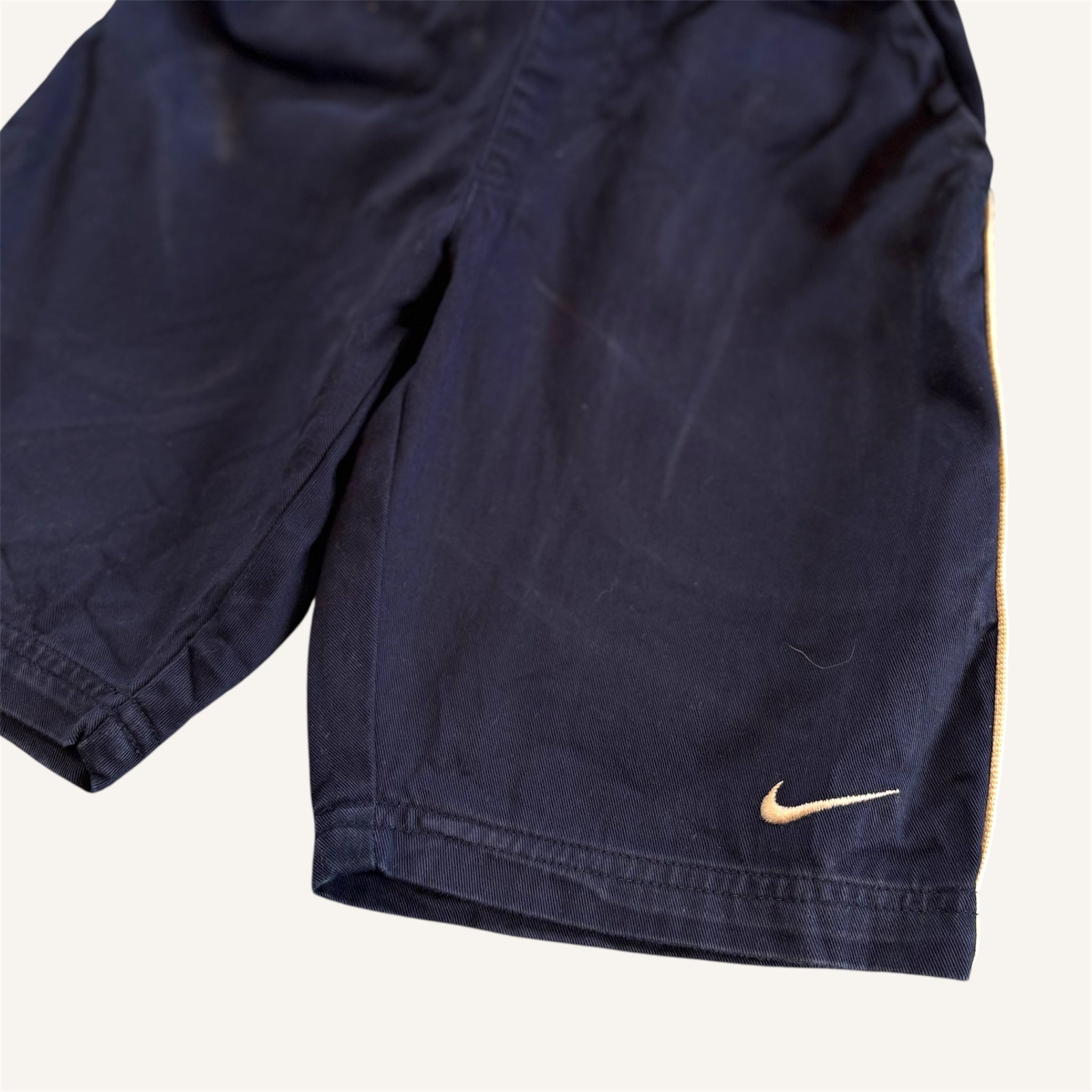 Nike Navy Canvas Style Y2K Shorts (2-3T)
