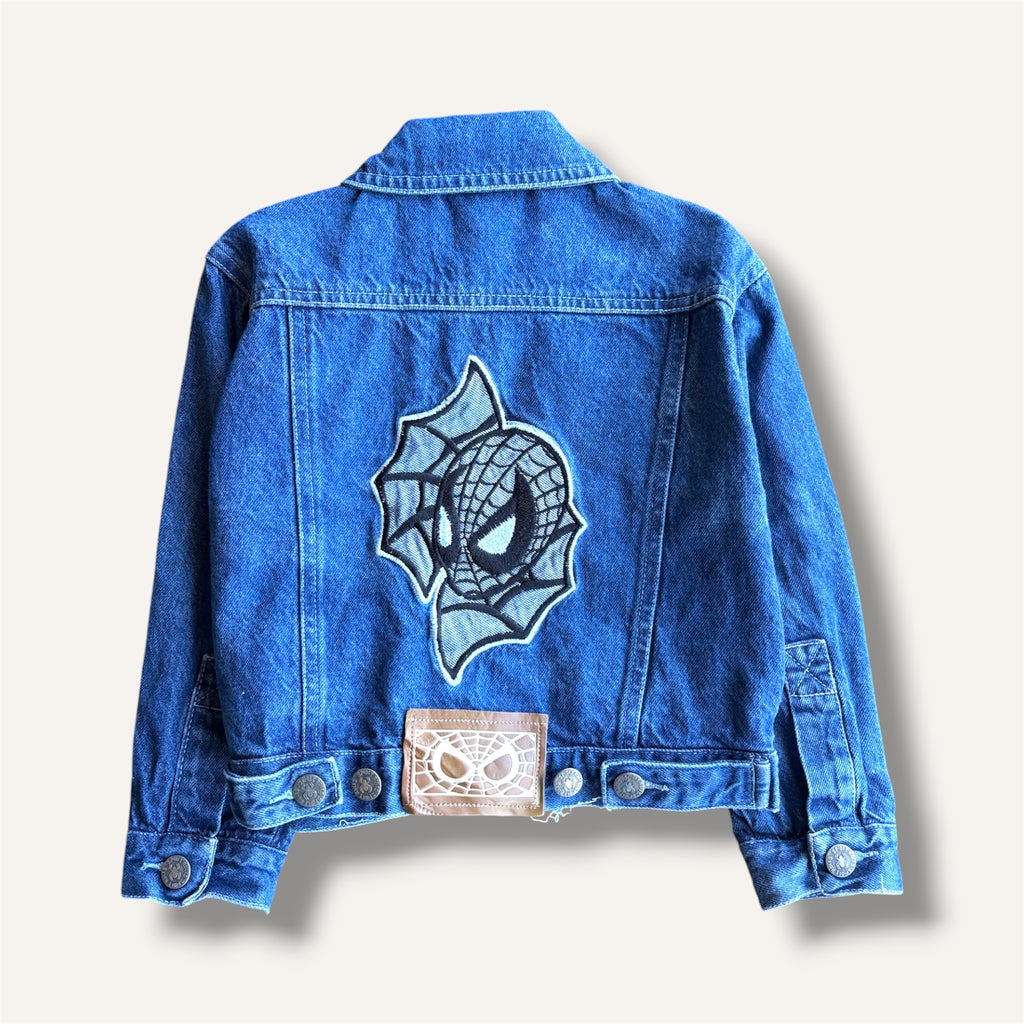 Vintage 2003 Denim Spider-man Jacket (4T)